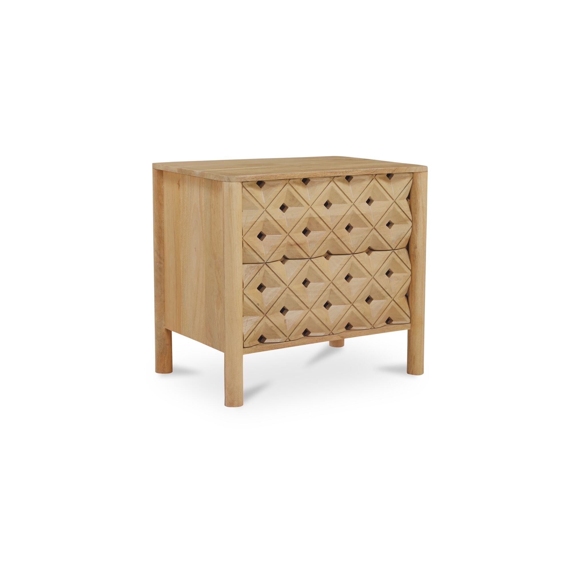 Fulton Nightstand Natural - Moes Home