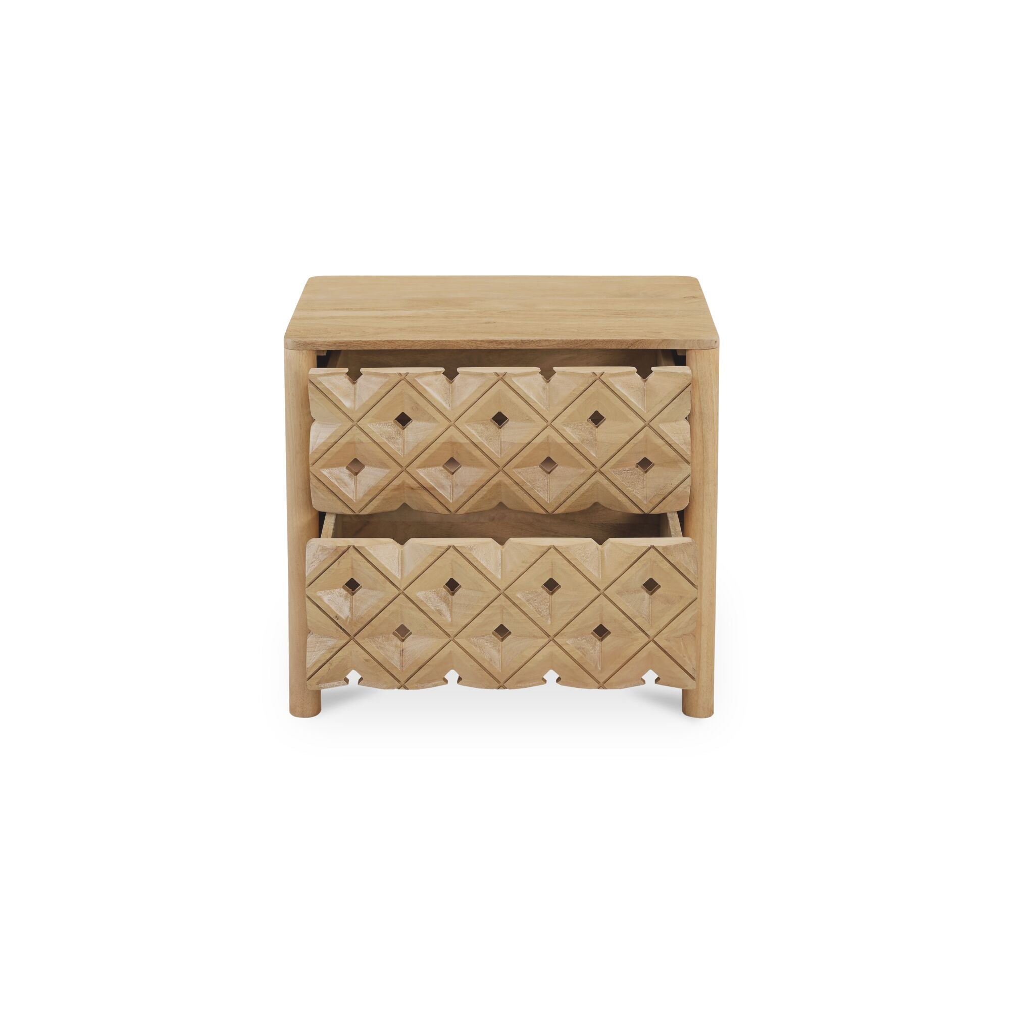 Fulton Nightstand Natural - Moes Home