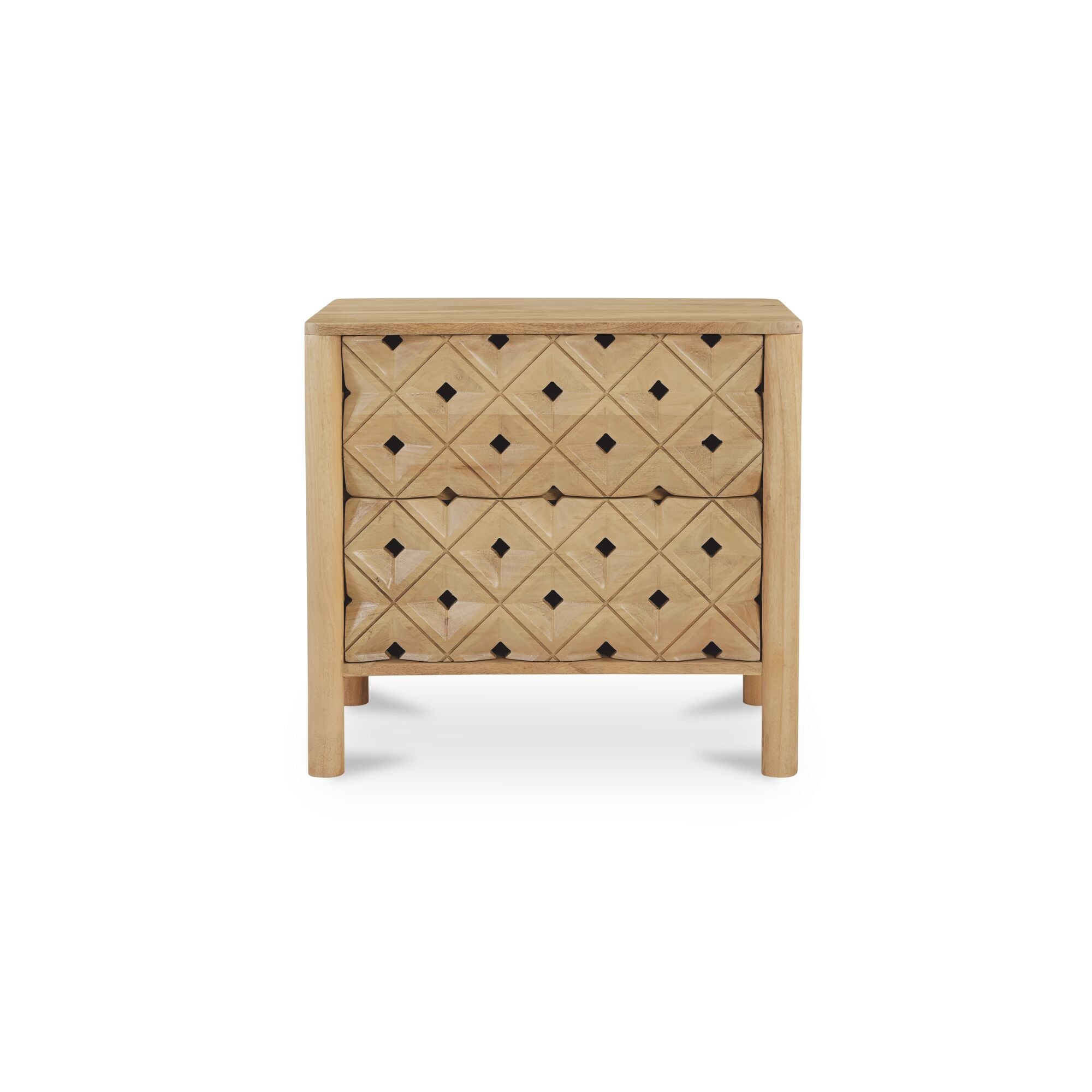 Fulton Nightstand Natural - Moes Home