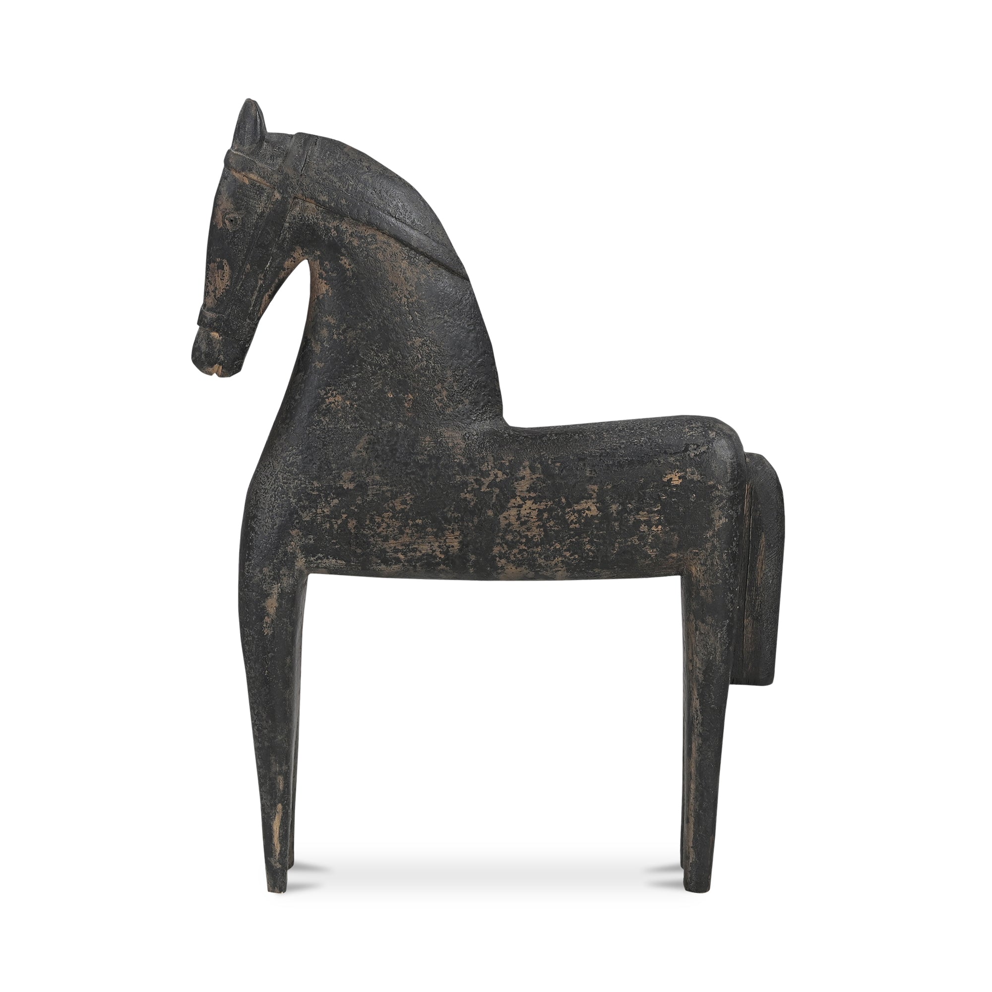 Gallant Wooden Sculpture Black - Moes Home