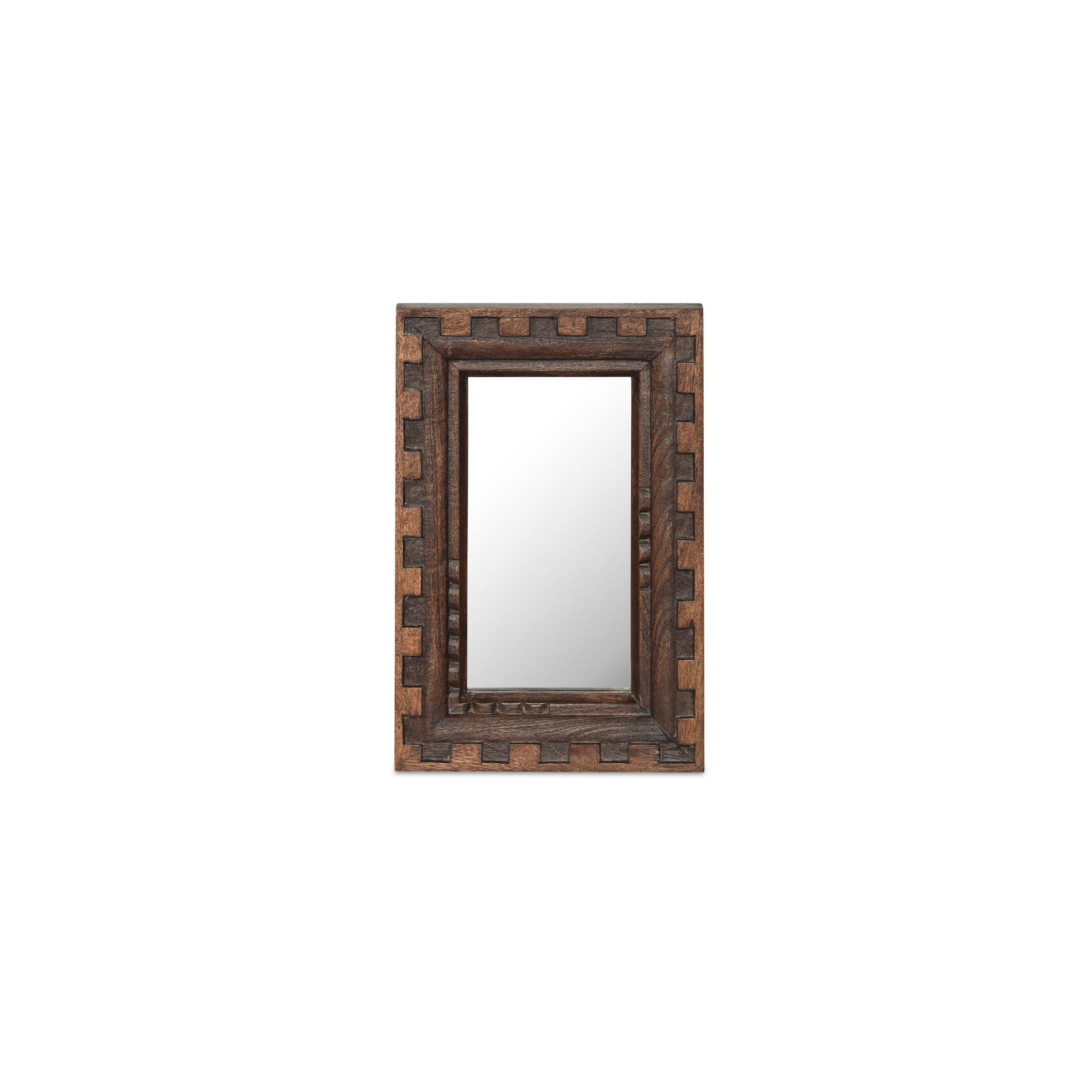 Holland Mirror Small Brown - Moes Home