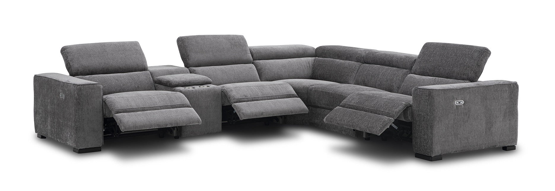 Picasso 6Pc Fabric Motion Sectional J&M