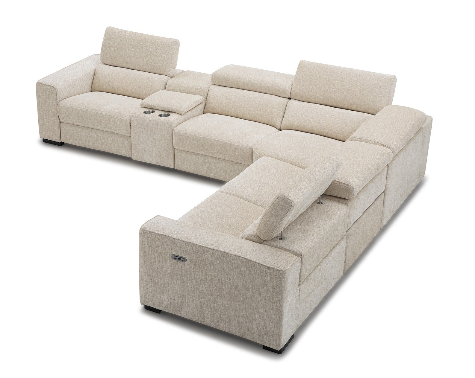 Picasso 6Pc Fabric Motion Sectional J&M