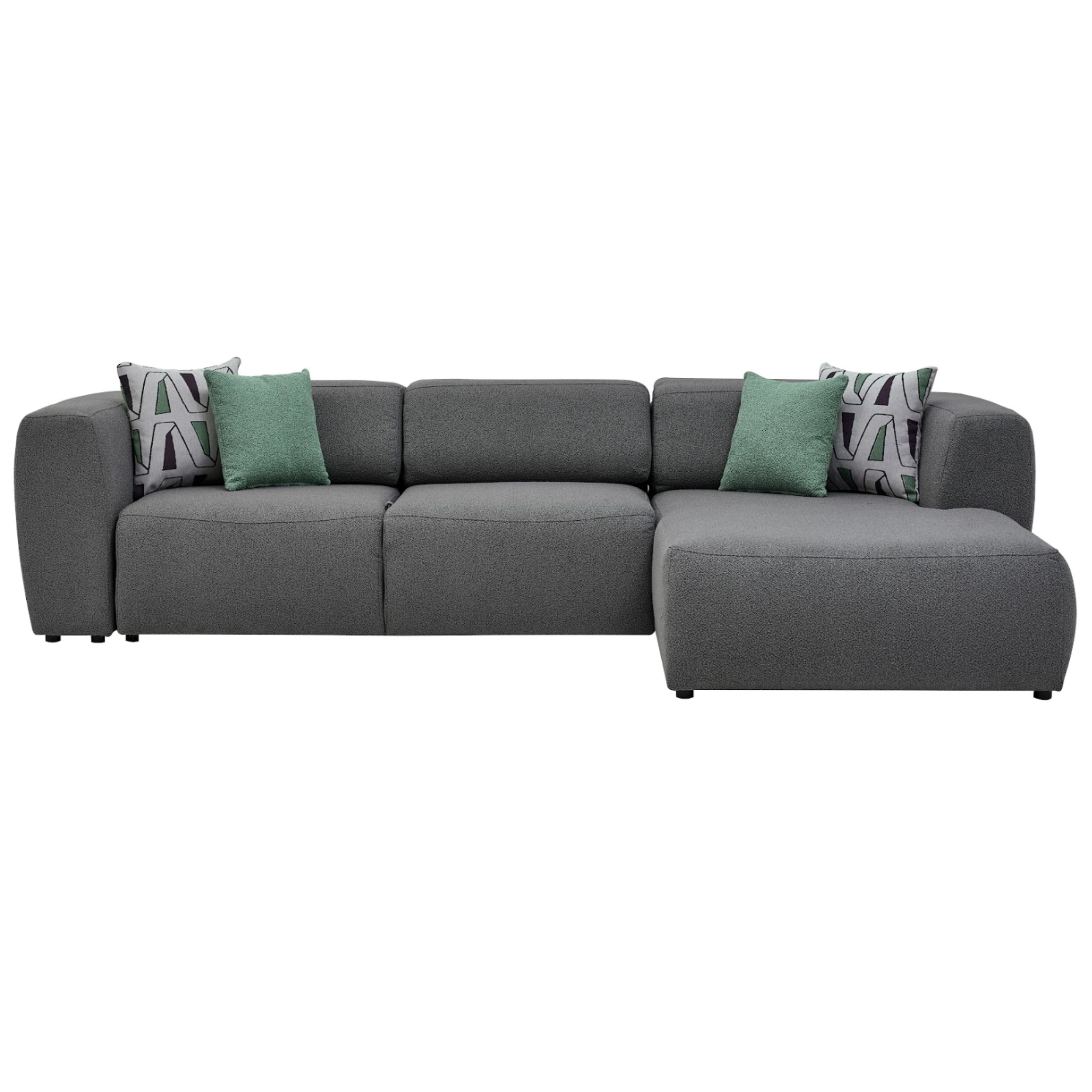 Picasso Convertible Sectional Grey RAF Bellona