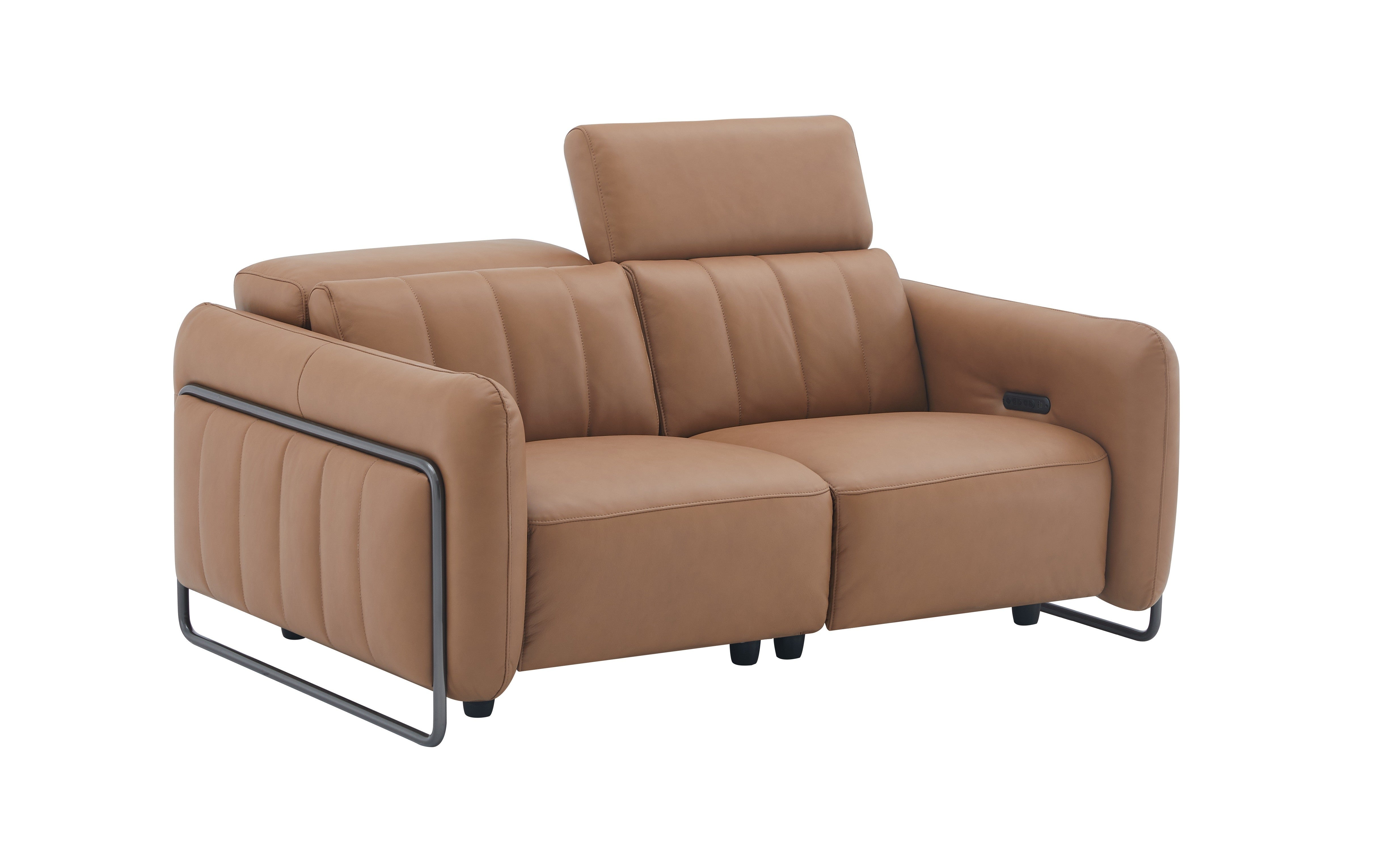 President Leather Love seat J&M