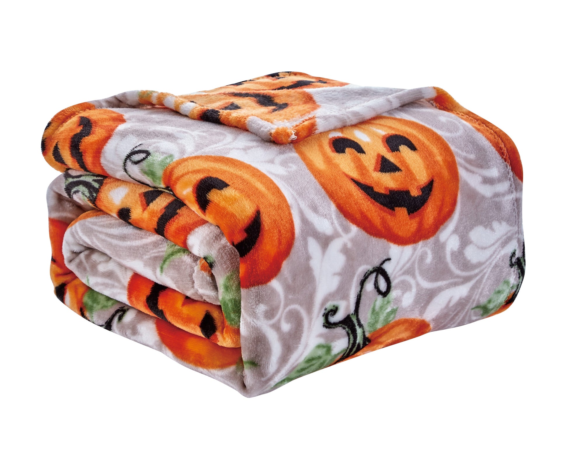 Happy Halloween Microplush Throw Blanket (50 X 60 Inch) - Pumpkins - Best Buy Furniture