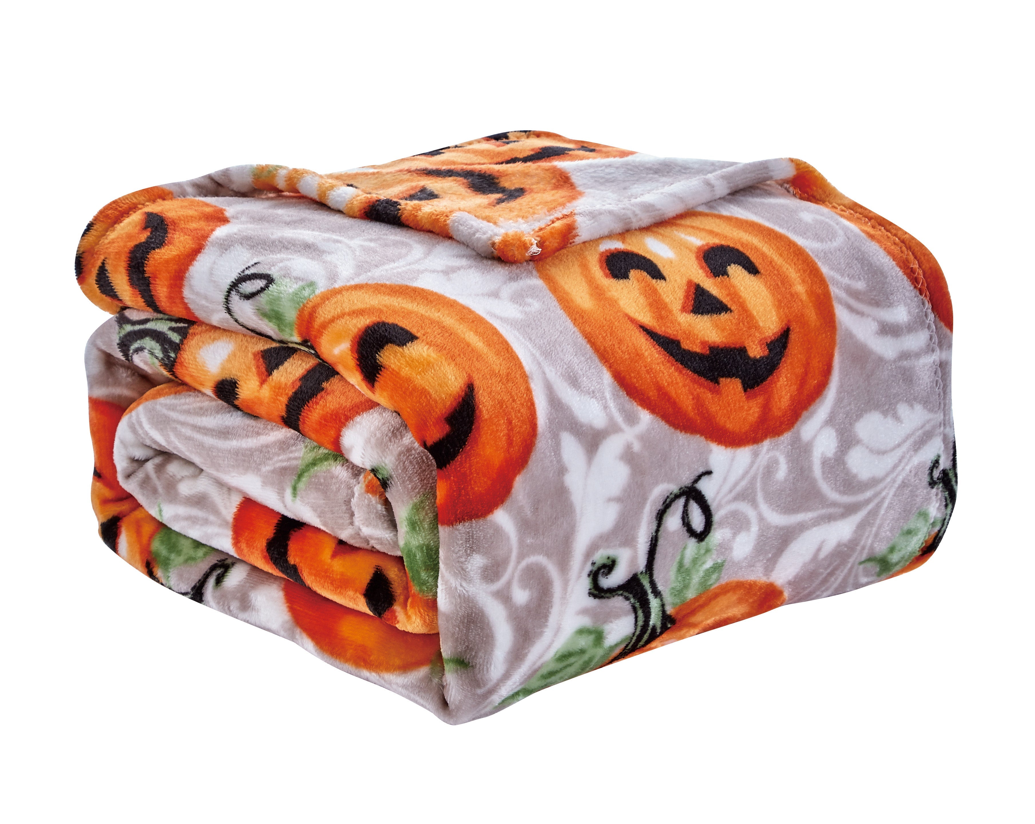 Happy Halloween Microplush Throw Blanket (50 X 60 Inch) - Pumpkins - Best Buy Furniture