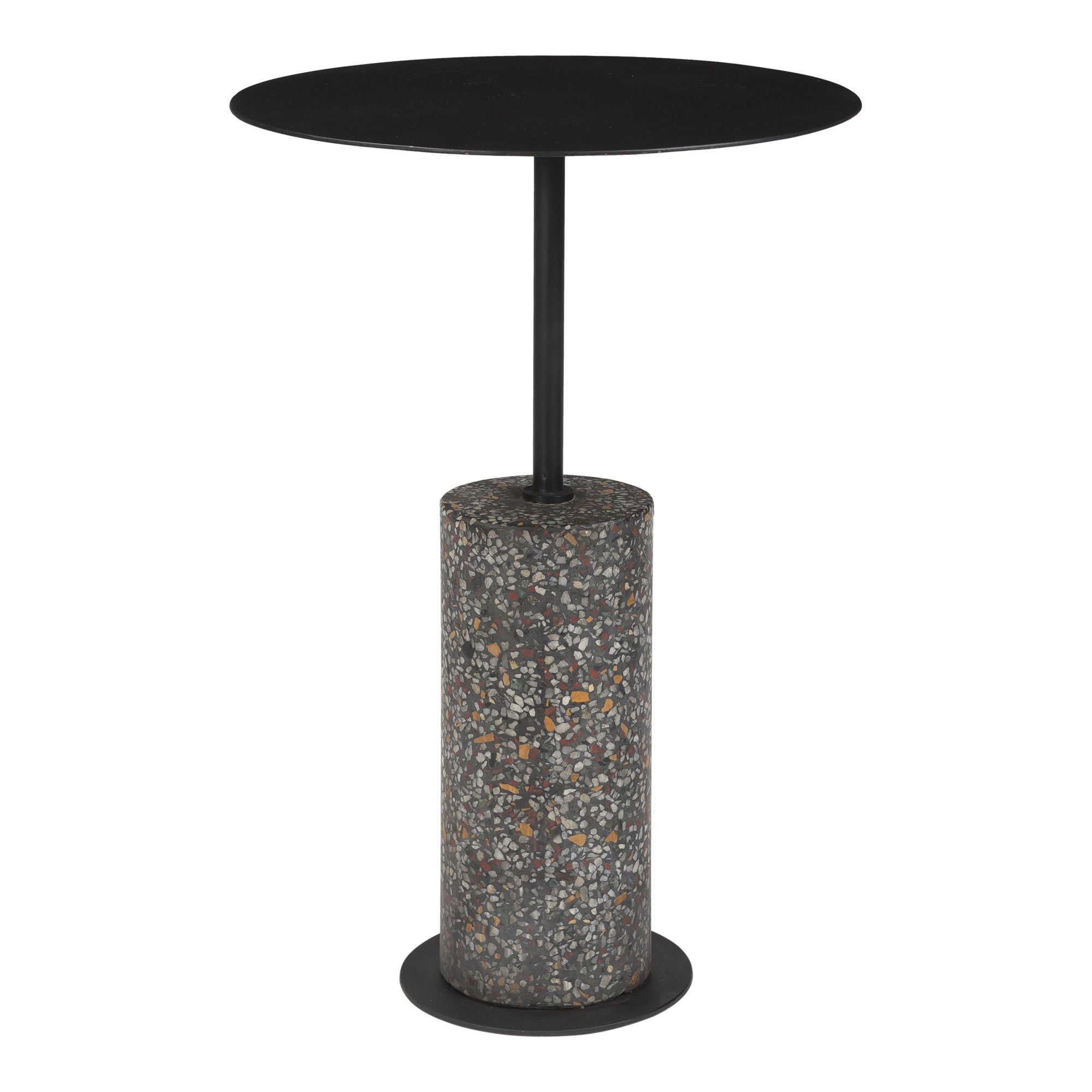 Lillith Accent Table Black - Moes Home