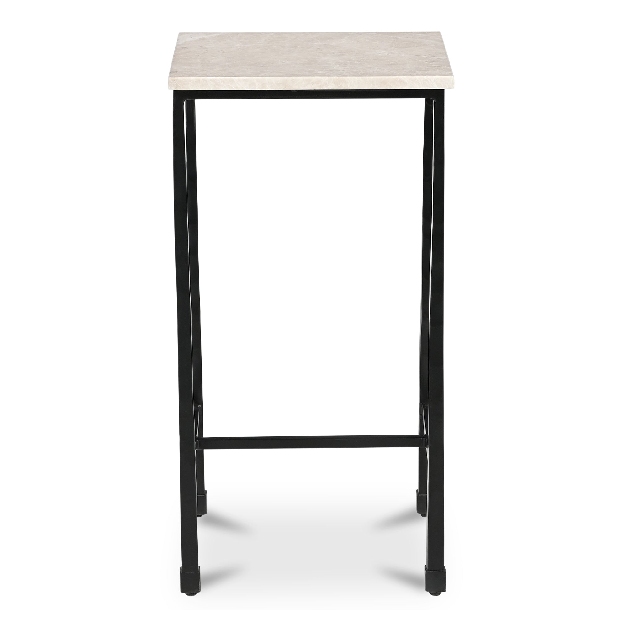 River Side Table Botticino Marble - Moes Home