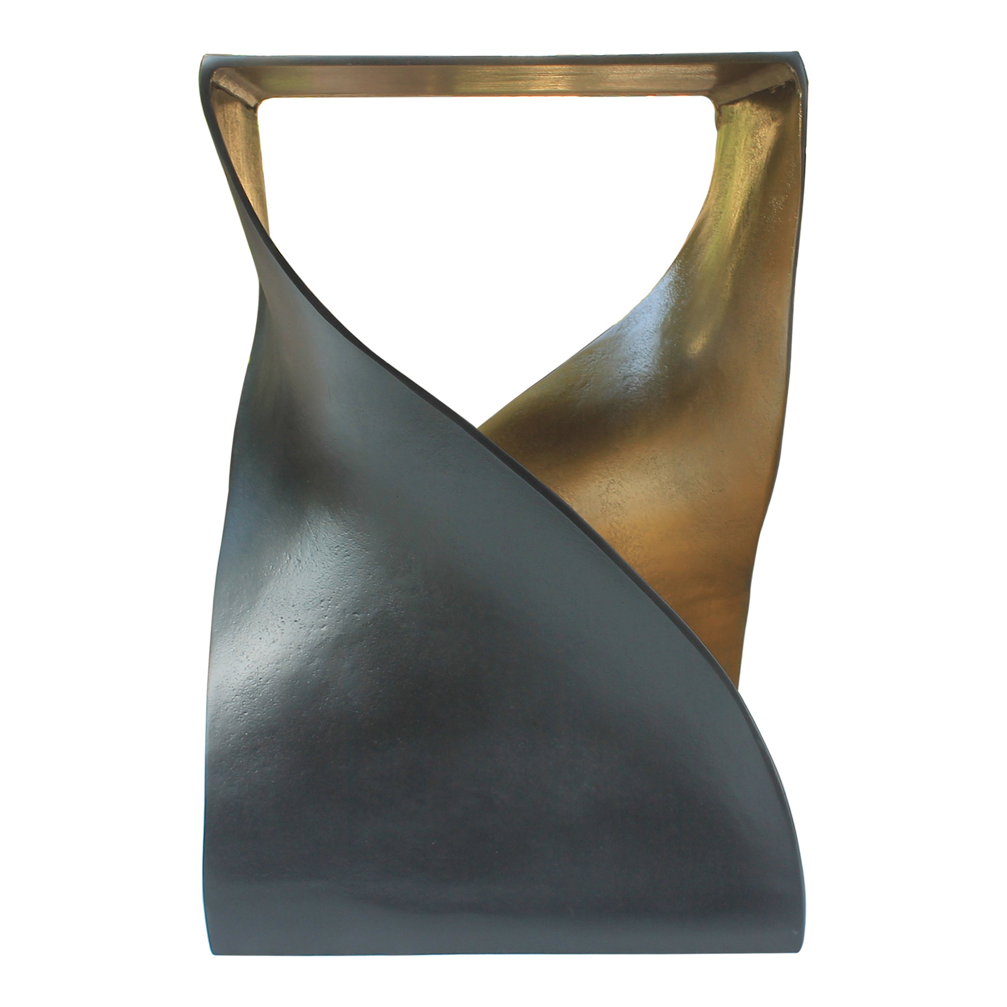 Twist Accent Table Brass