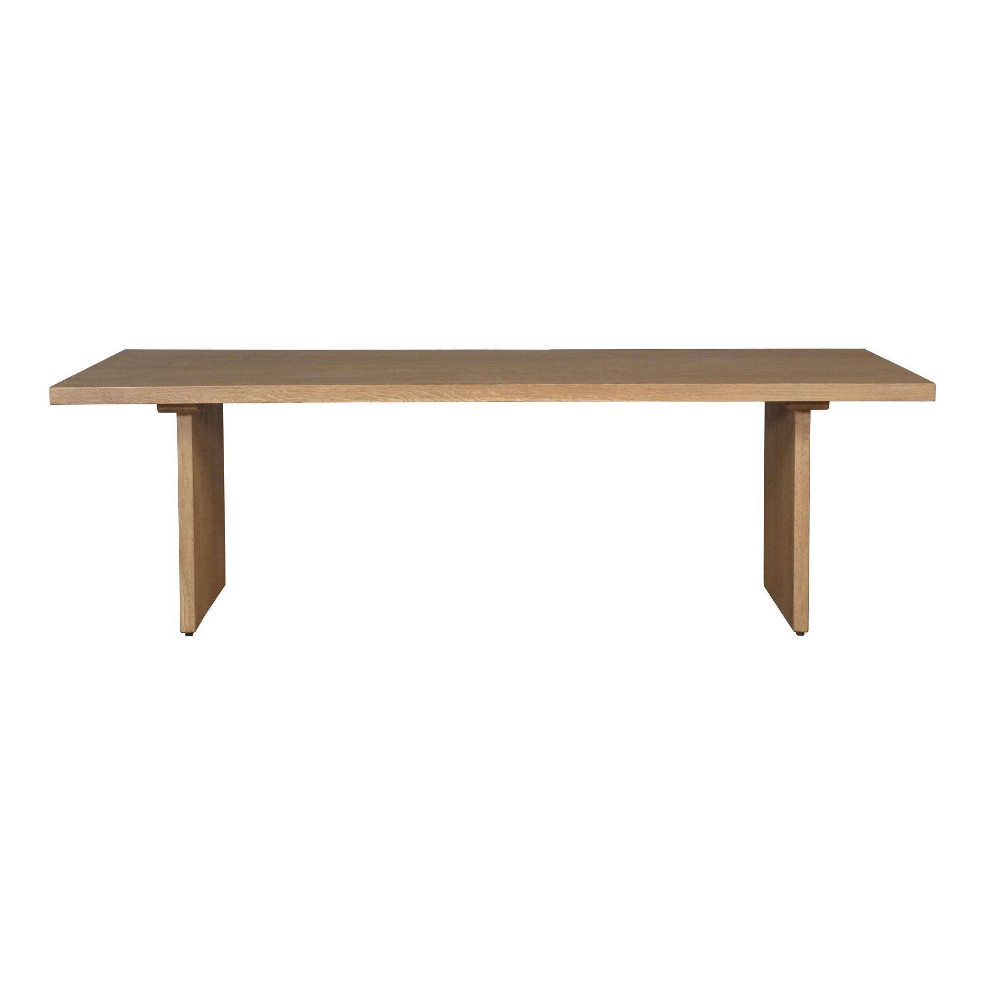 Koshi Dining Table Sandblasted Amber Oak - Moes Home