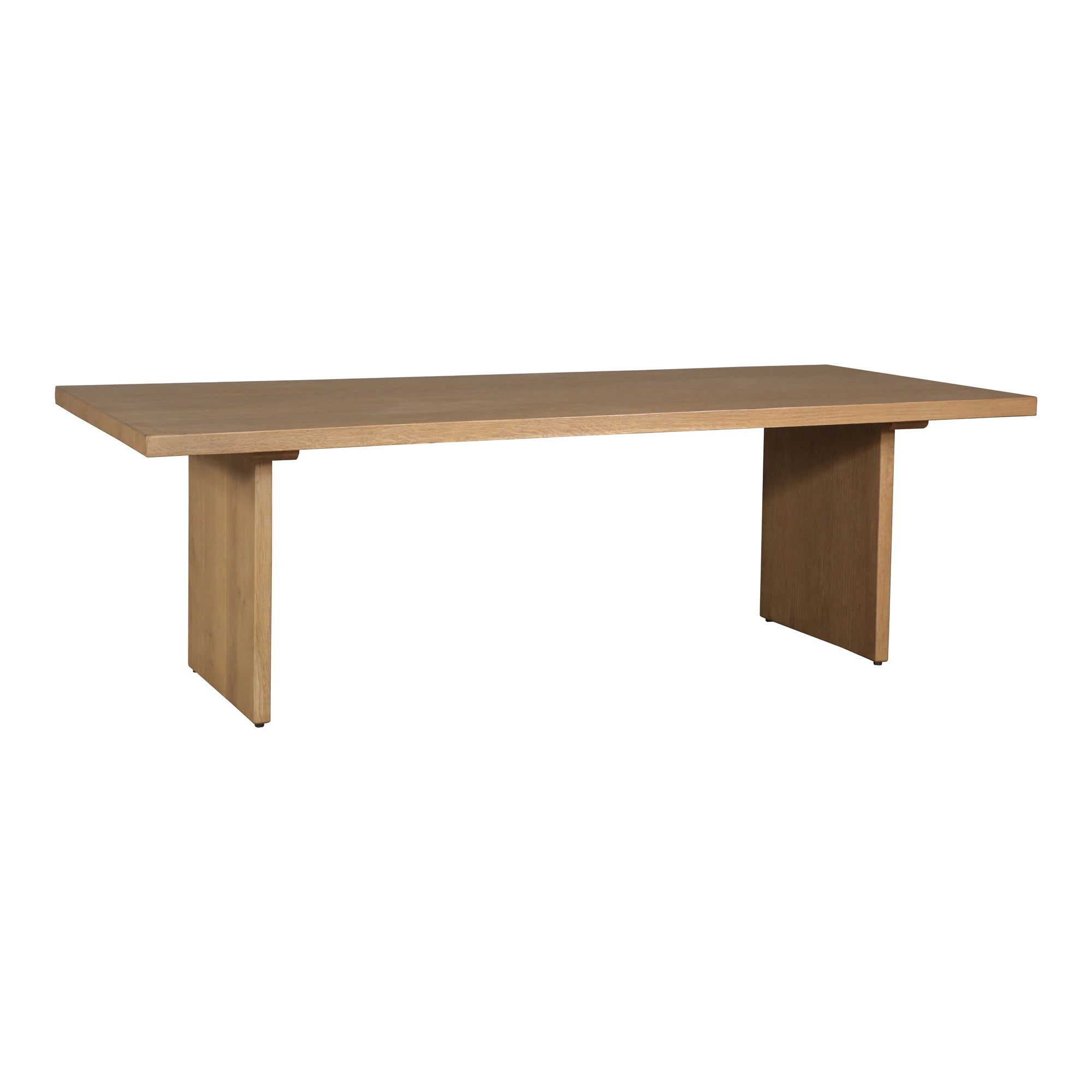 Koshi Dining Table Sandblasted Amber Oak - Moes Home