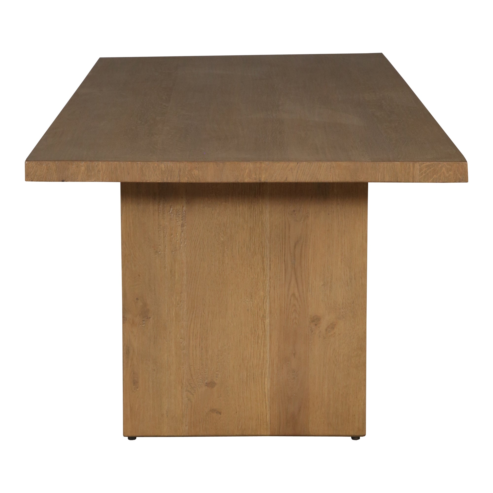 Koshi Dining Table Sandblasted Amber Oak - Moes Home
