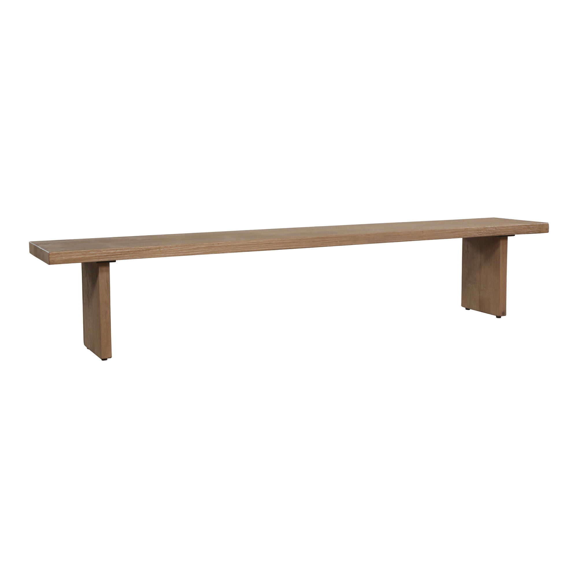 Koshi Bench Sandblasted Amber Oak - Moes Home