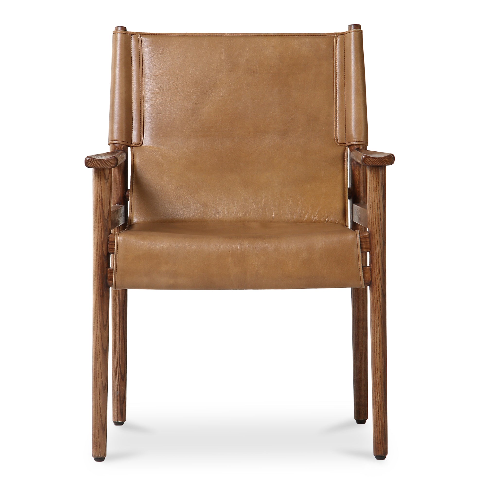 Remy Arm Chair Tan Leather - Moes Home