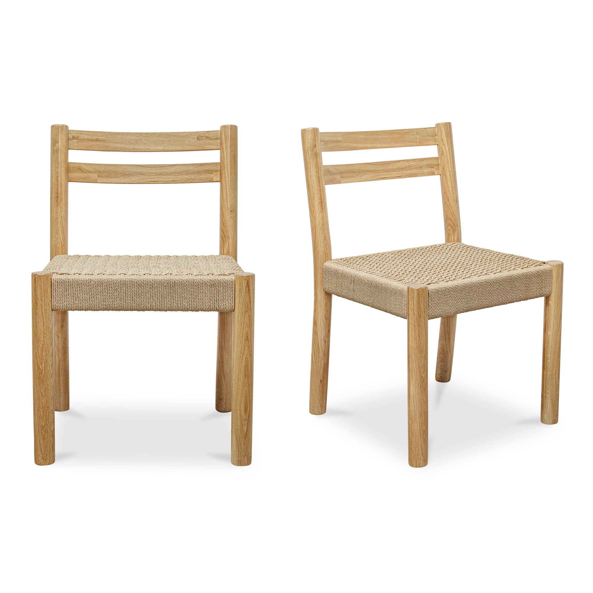 Finn Dining Chair Natural – Set Of Two - Moes Home