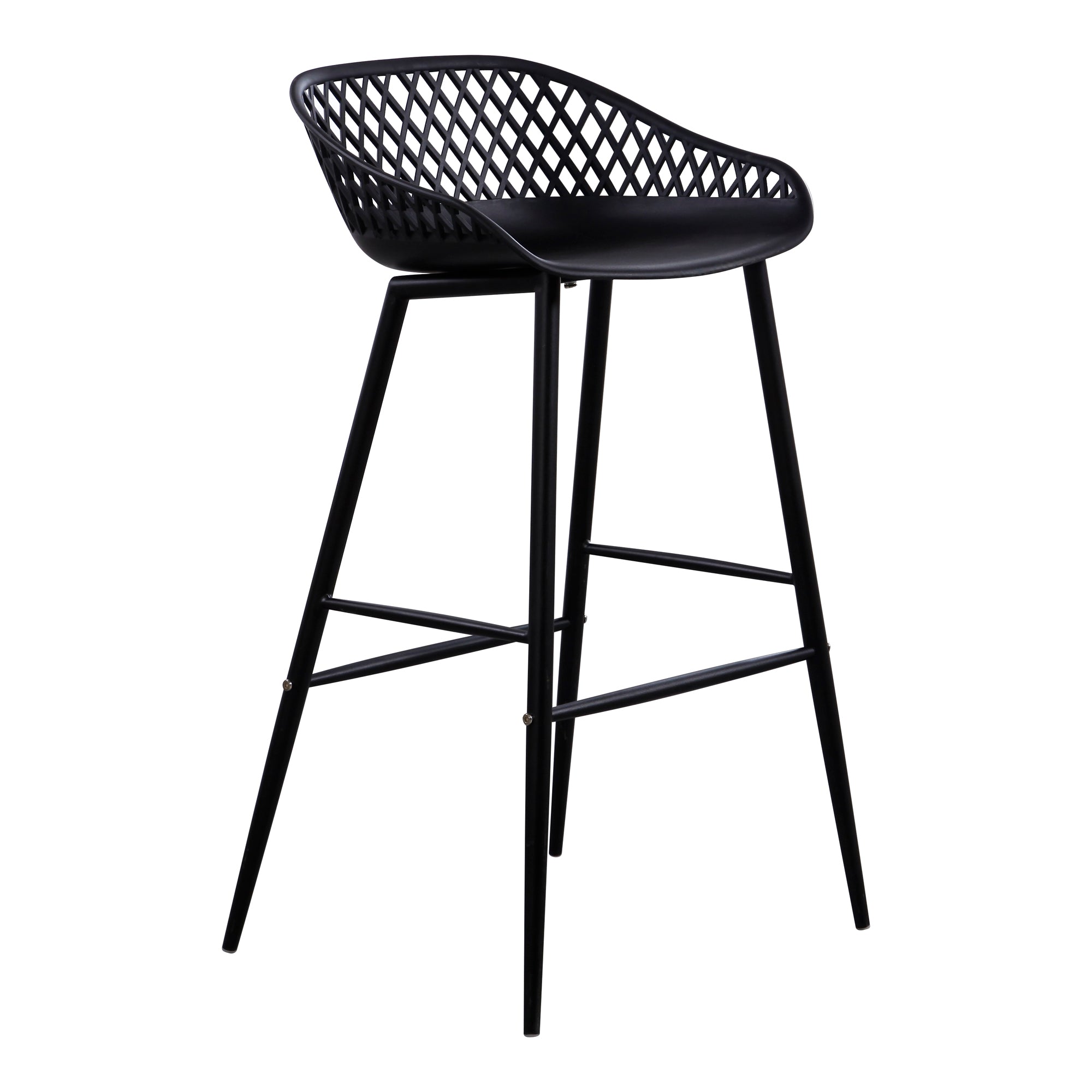 Piazza Outdoor Barstool Blue - Set Of Two