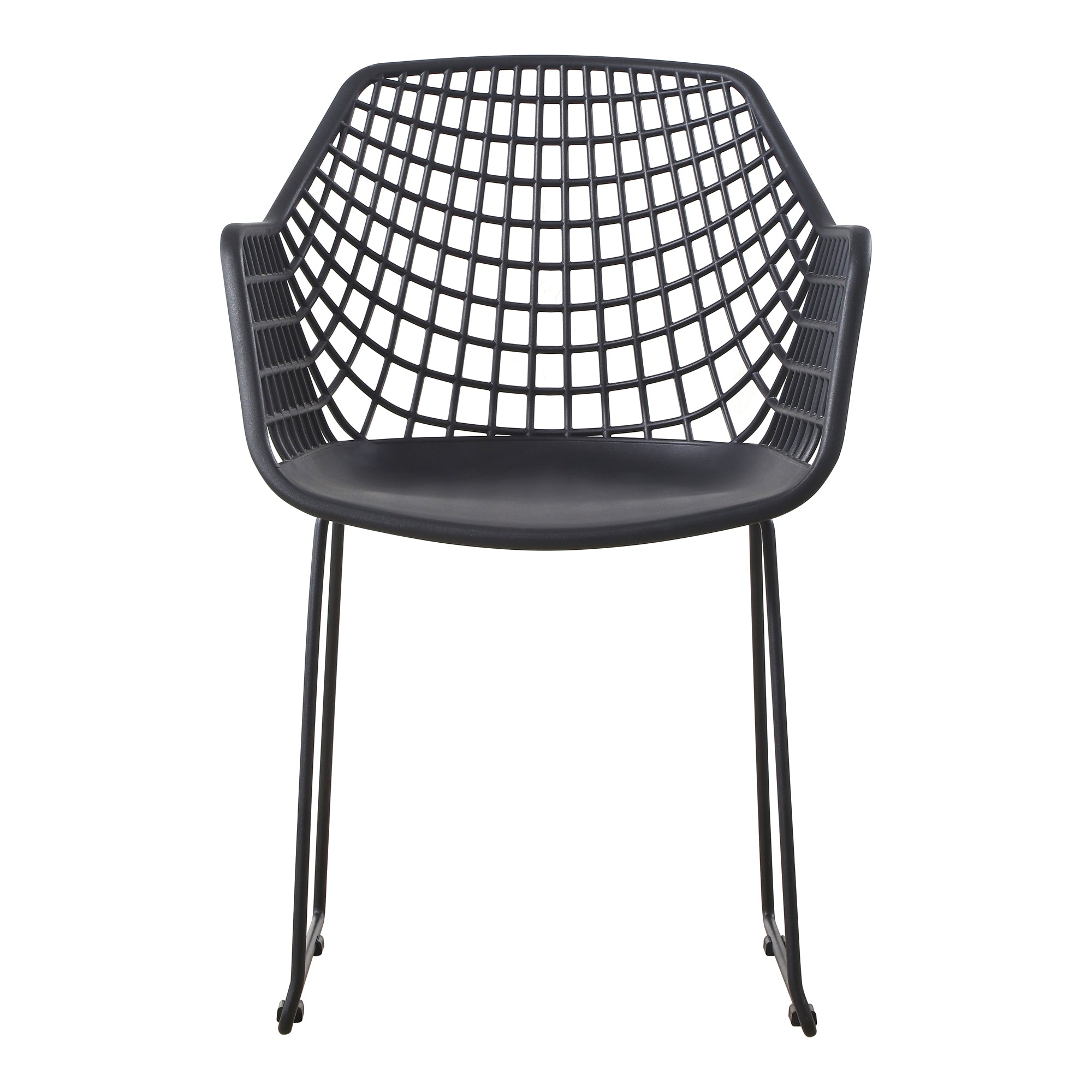 Honolulu Chair Black - Set Of Two - Moes Home