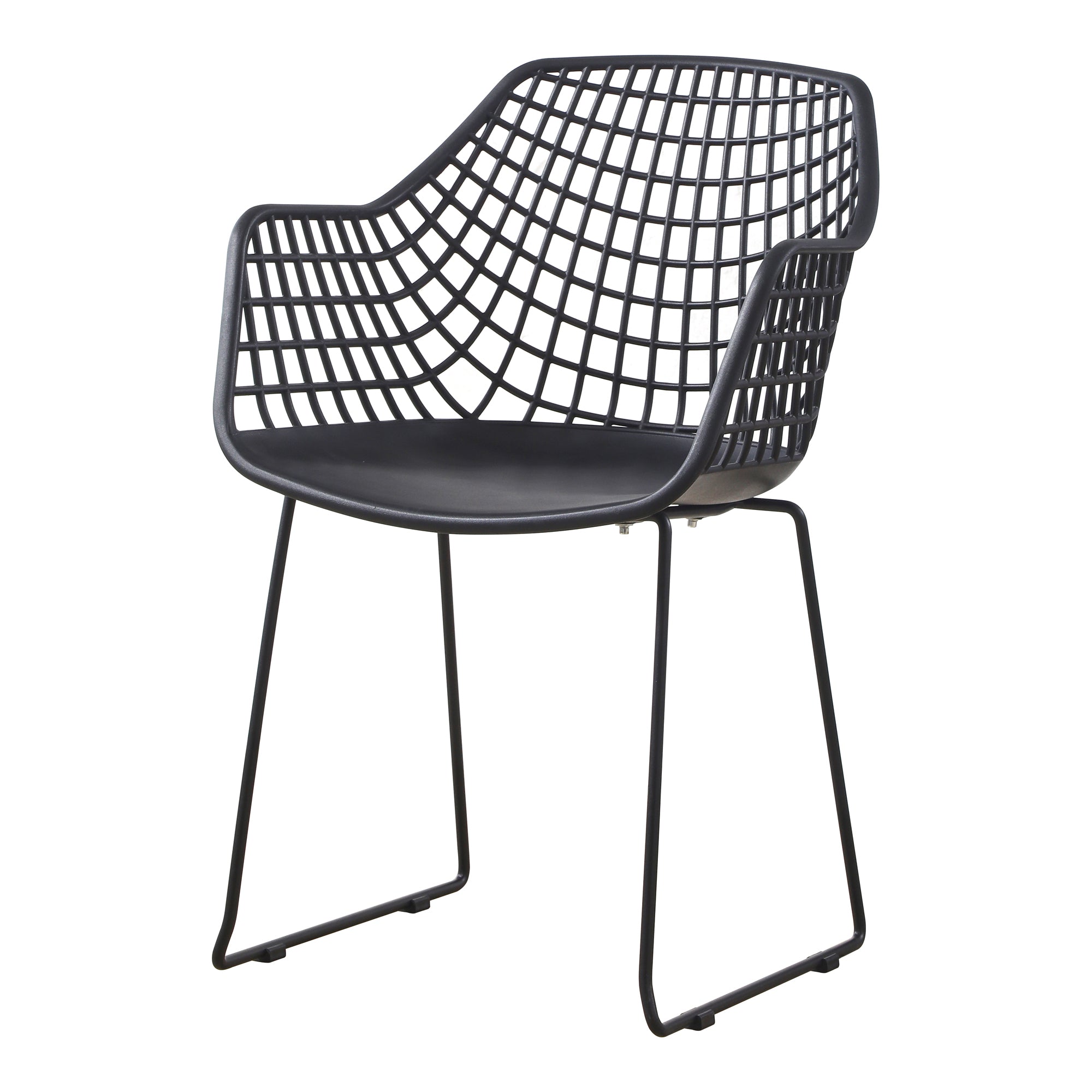 Honolulu Chair Black - Set Of Two - Moes Home
