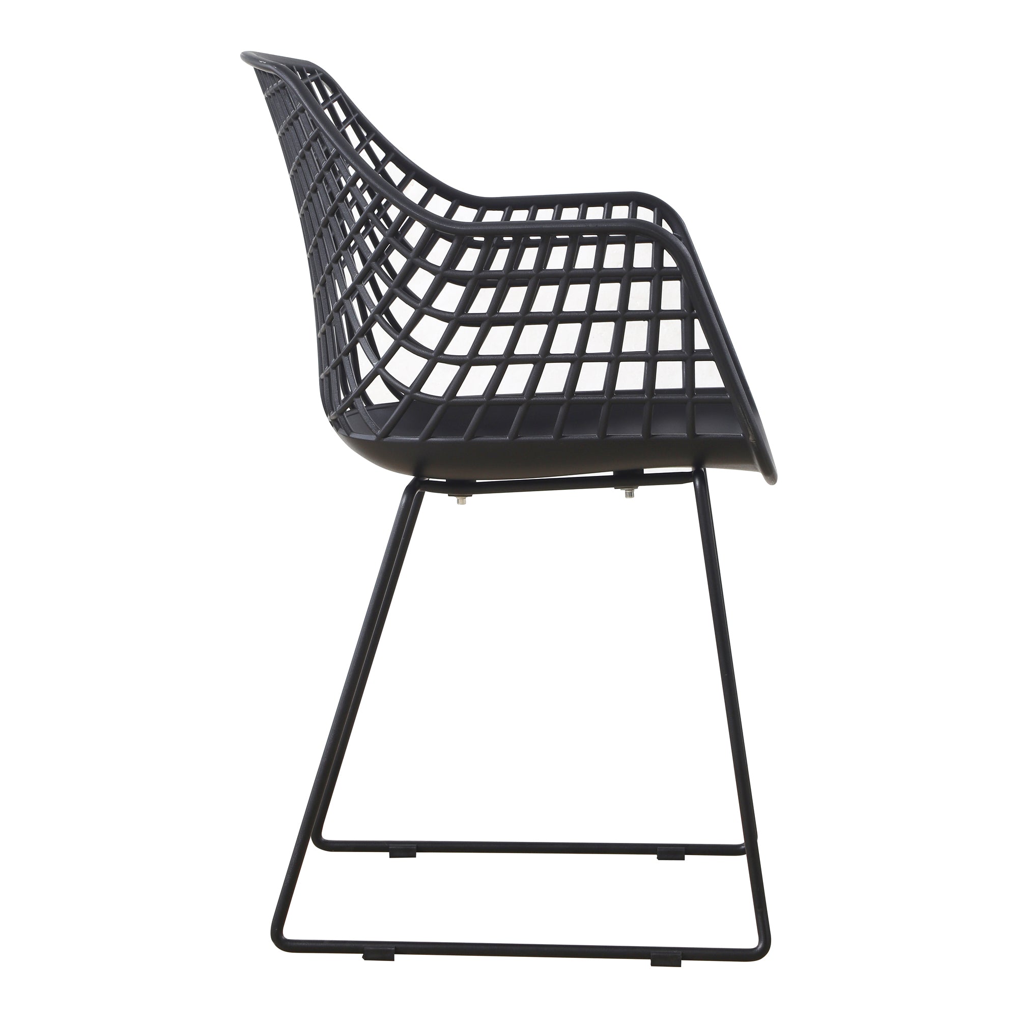 Honolulu Chair Black - Set Of Two - Moes Home
