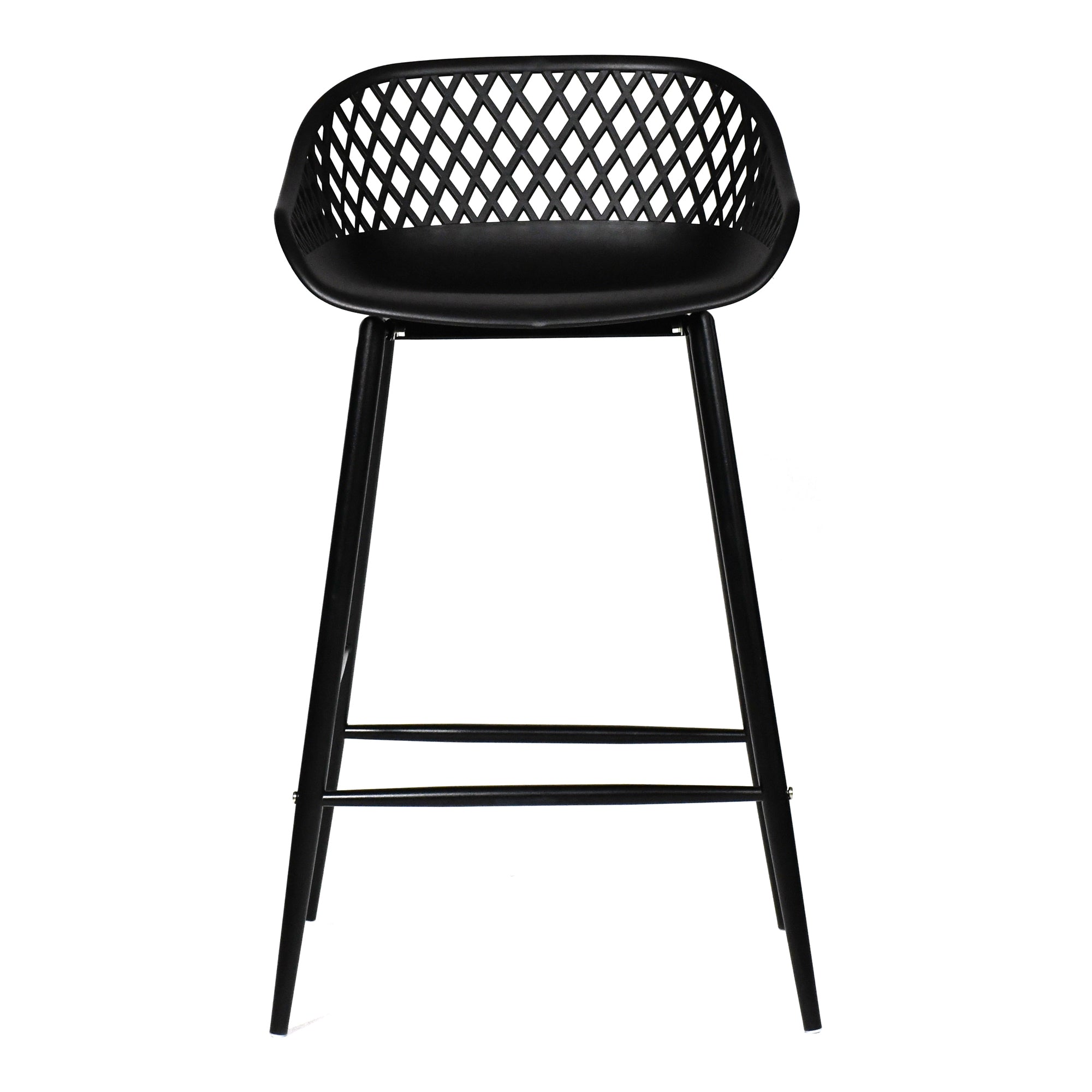 Piazza Outdoor Counter Stool Grey - Set Of Two