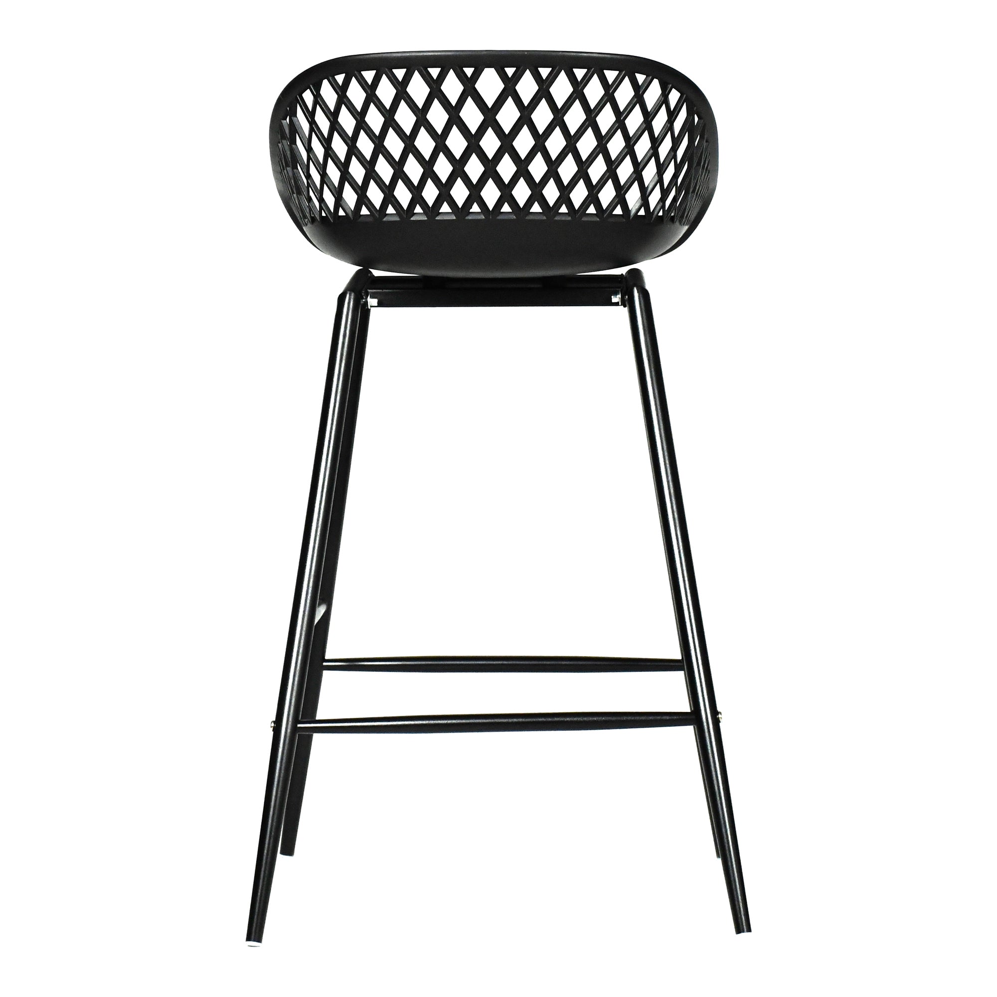 Piazza Outdoor Counter Stool Grey - Set Of Two