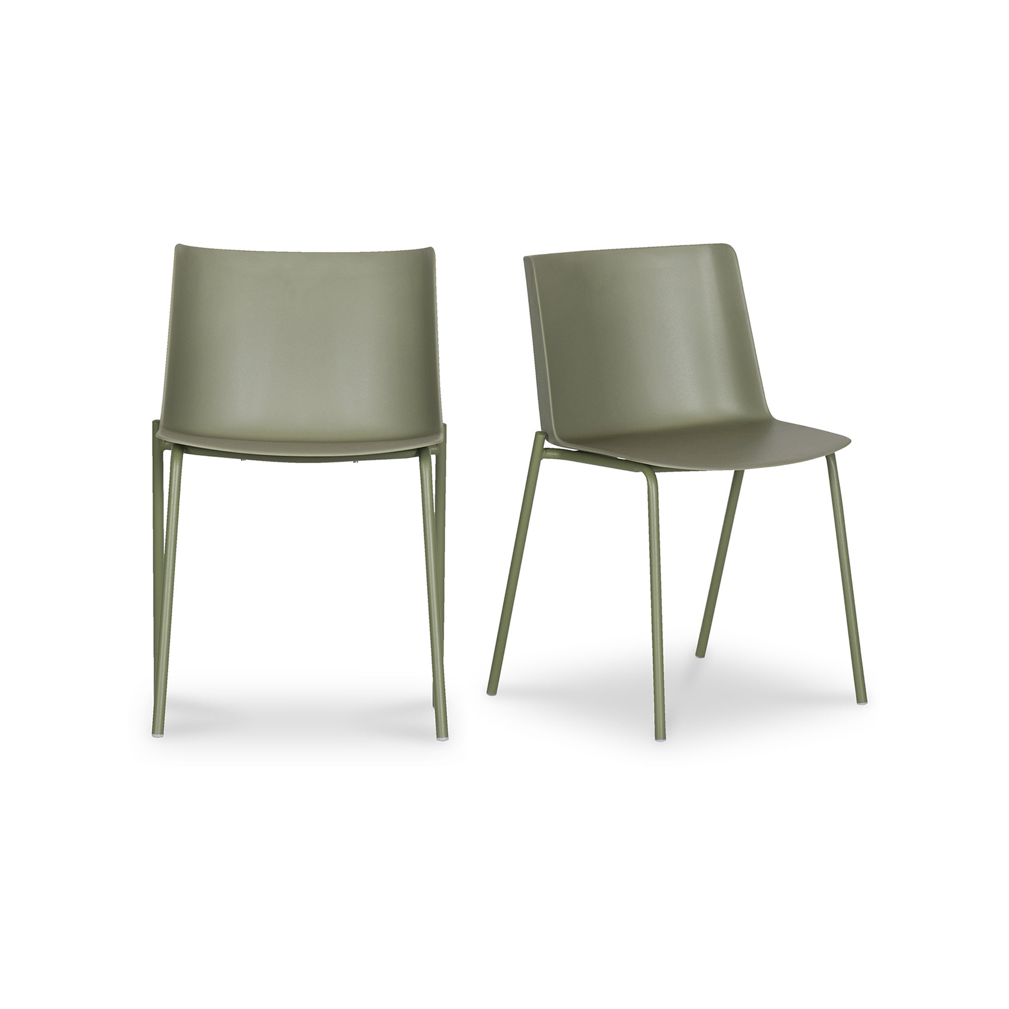 Silla Outdoor Dining Chair Sage Green - Set Of Two - Moes Home