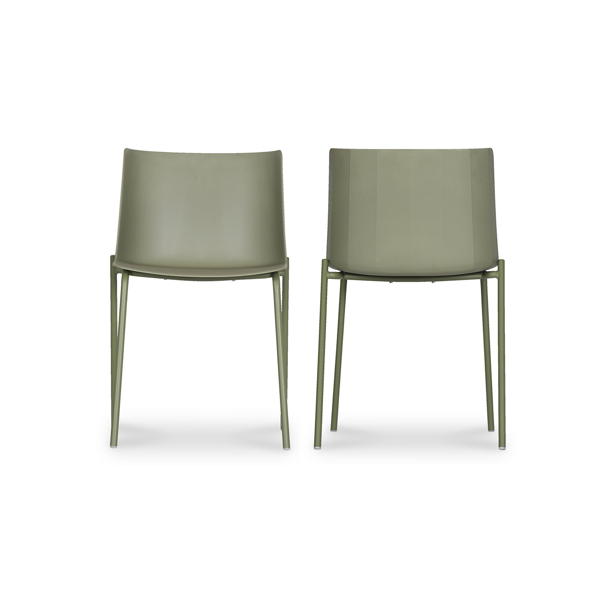 Silla Outdoor Dining Chair Sage Green - Set Of Two - Moes Home