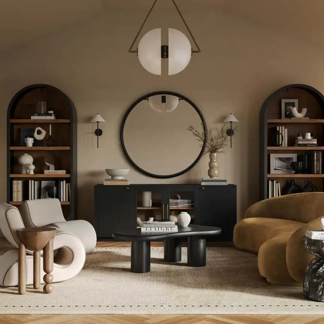 Marlow Wood Console Black