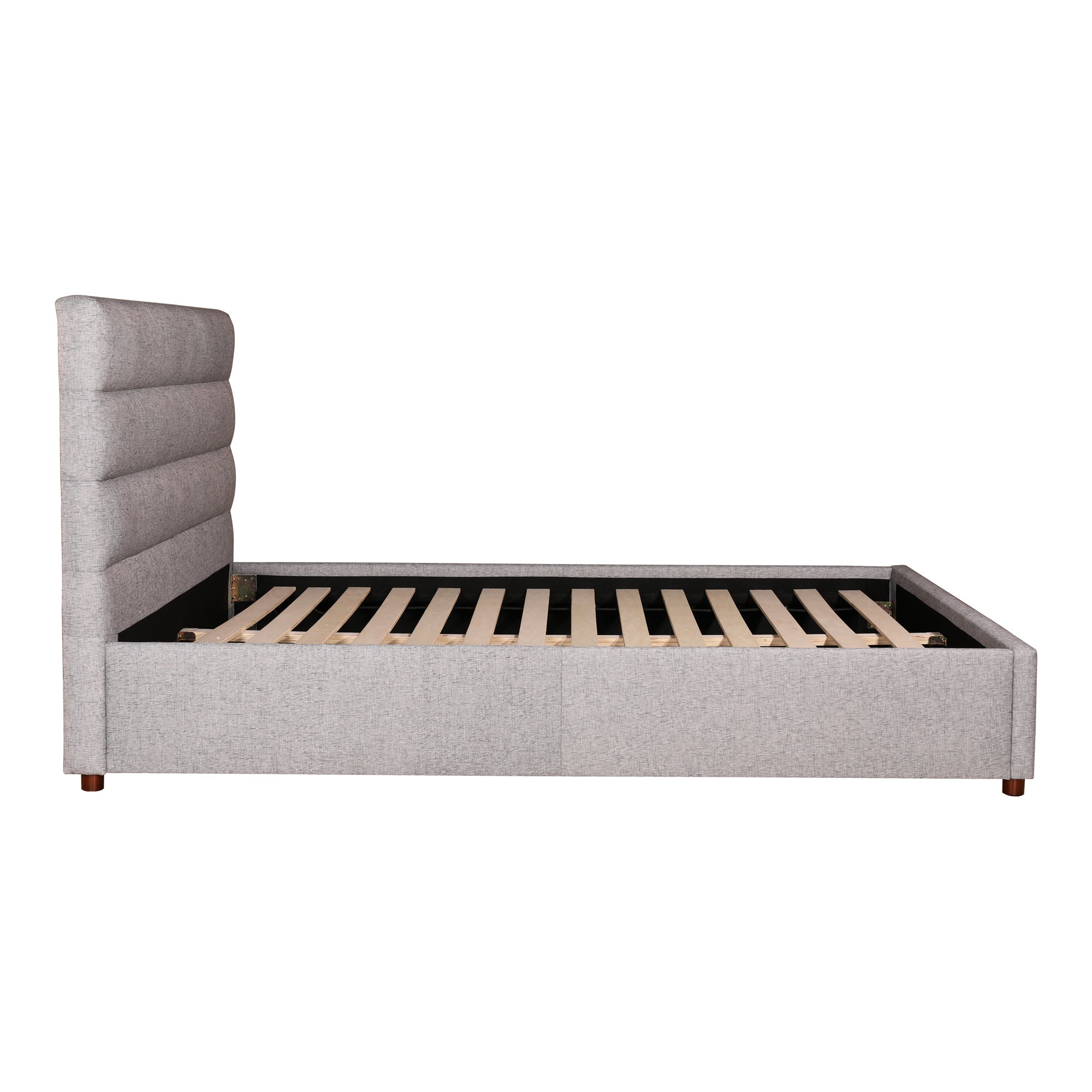 Takio King Bed Light Grey - Moes Home