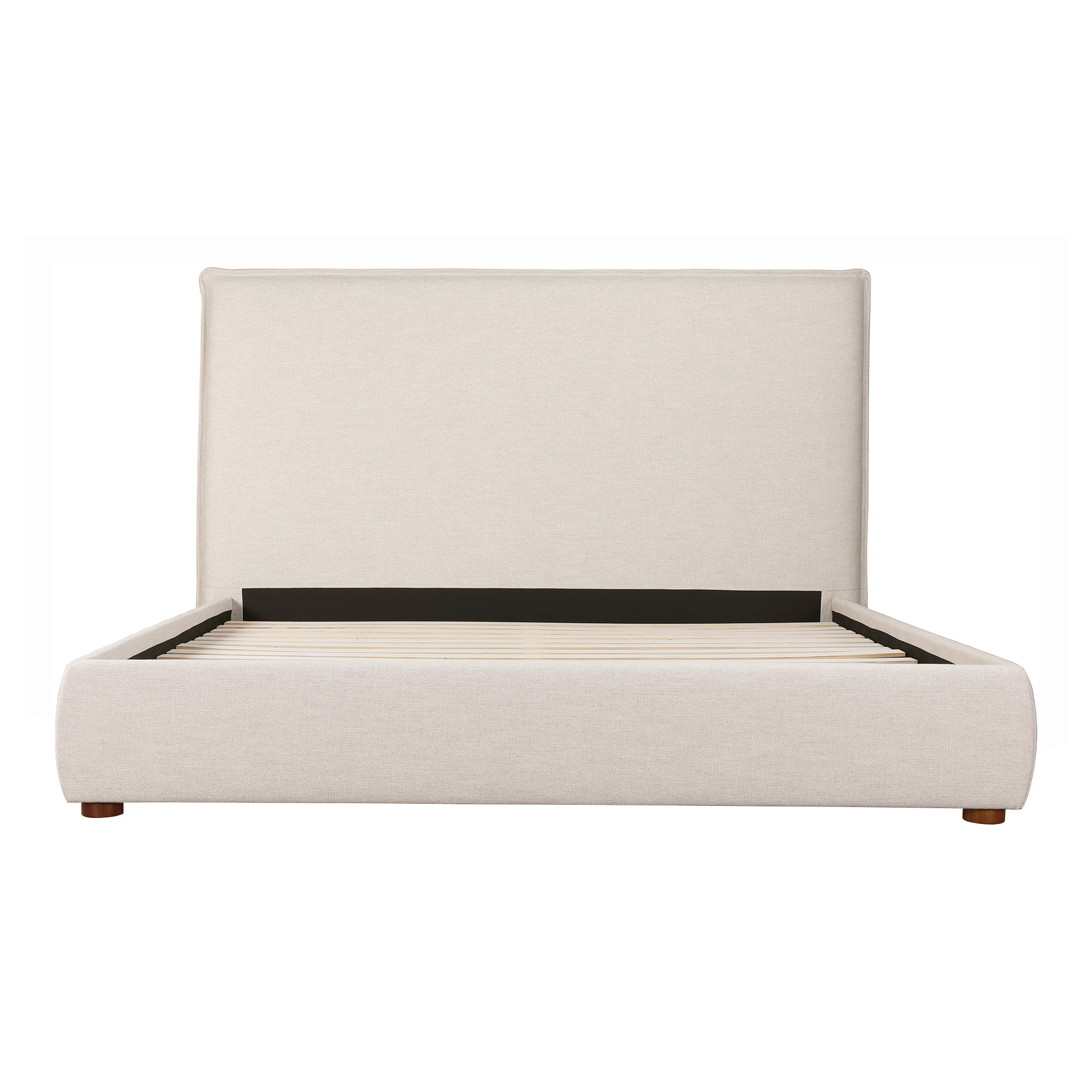 Luzon Queen Bed Tall Headboard Wheat - Moes Home