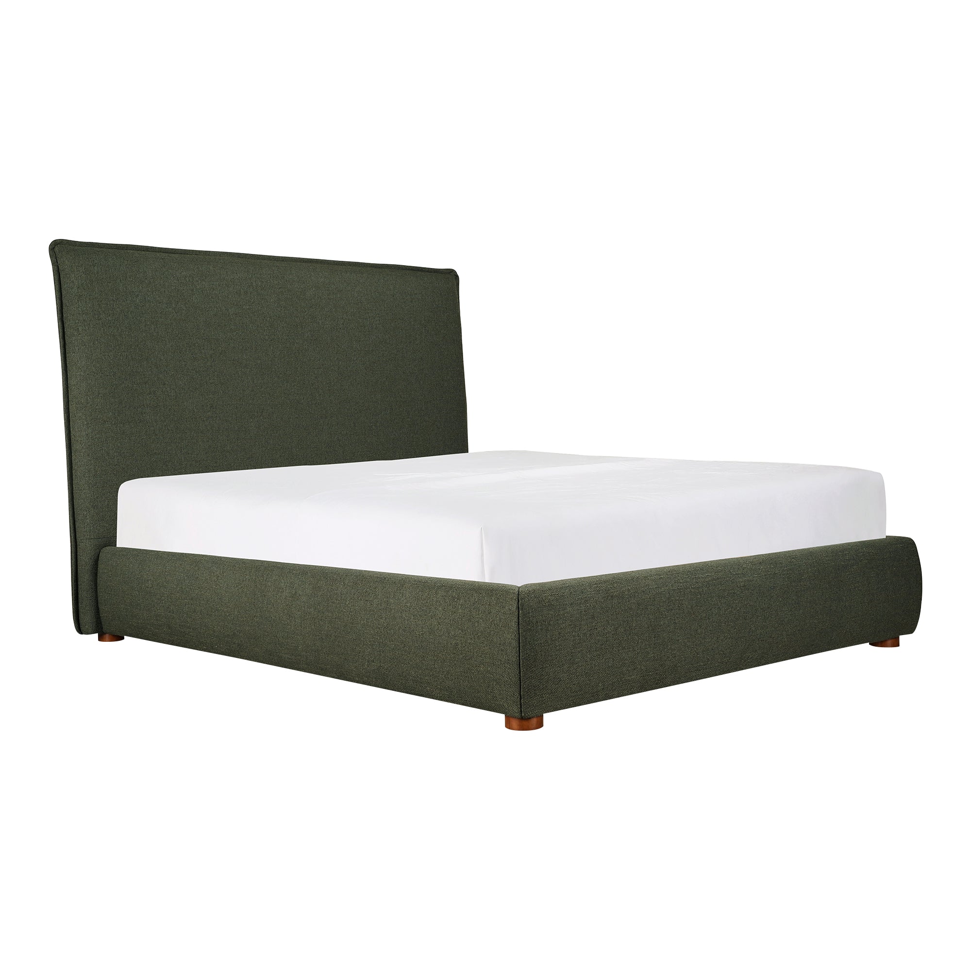 Luzon King Bed Tall Headboard Wheat