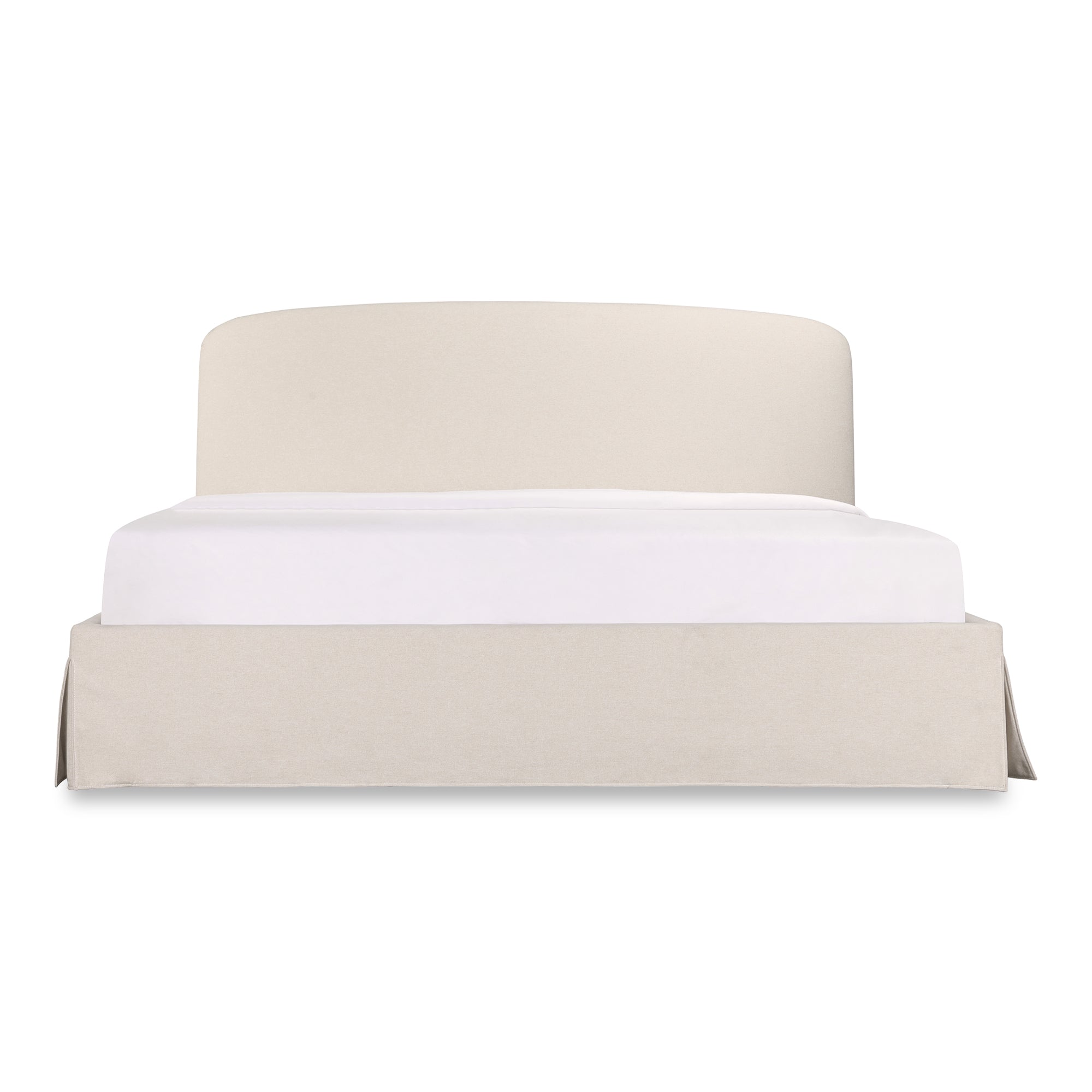 Joan Queen Storage Bed Cream - Moes Home