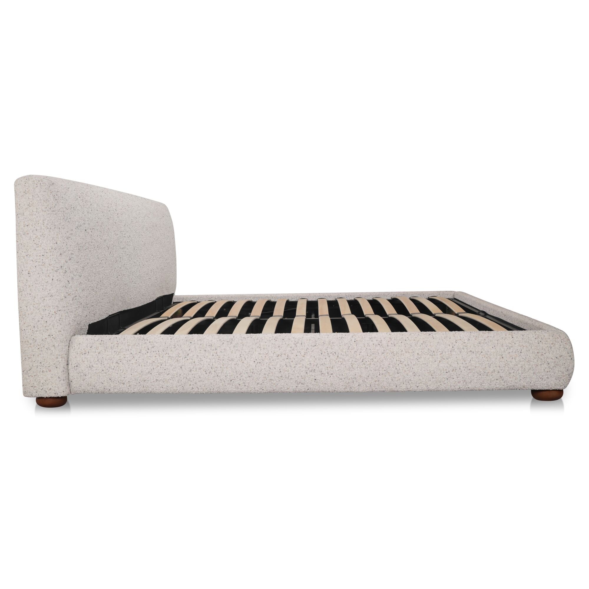 Beau King Storage Bed Warm Beige