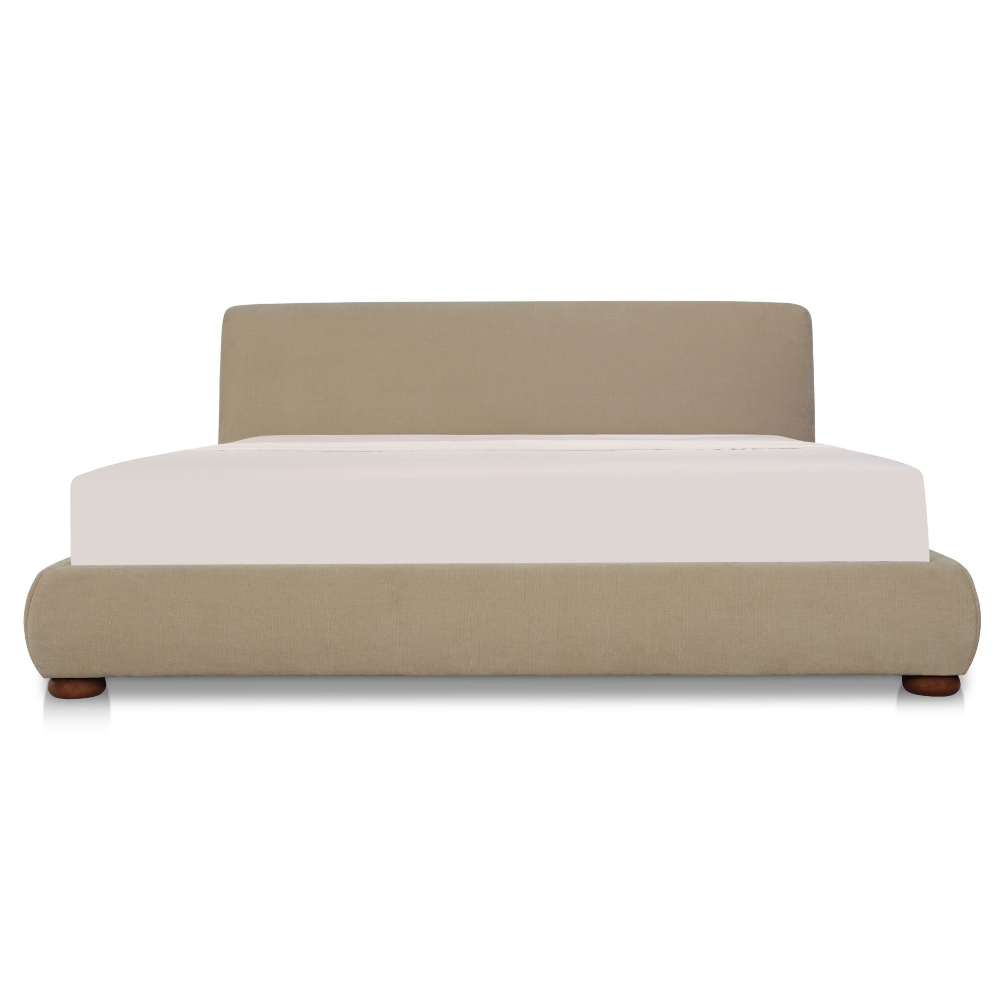 Beau King Storage Bed Warm Beige