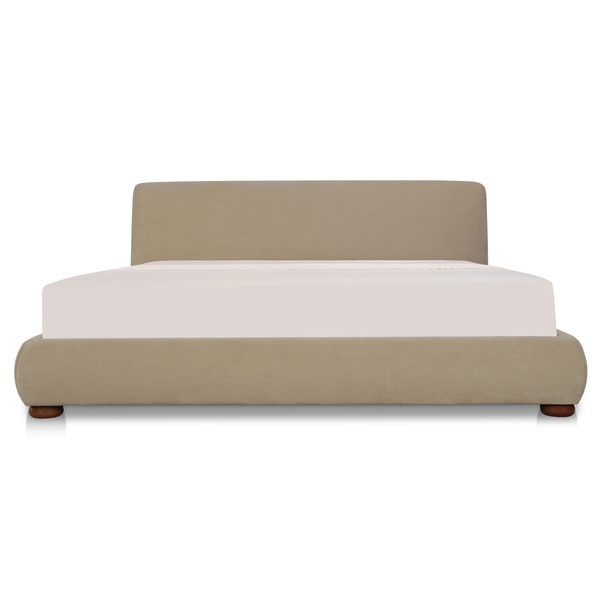 Beau Queen Storage Bed Warm Beige