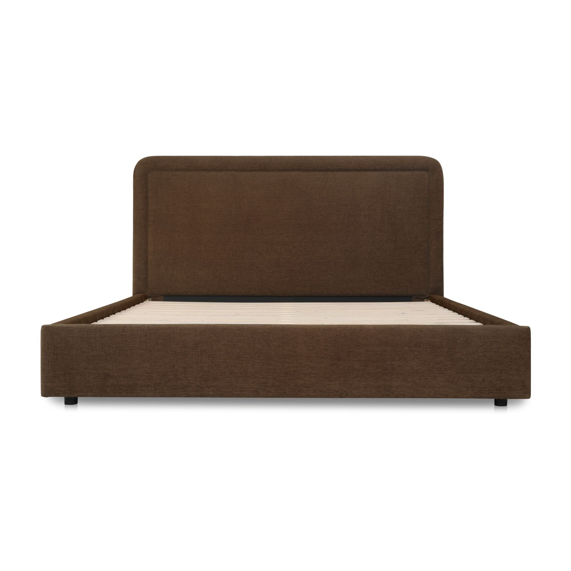 Simon Queen Storage Bed Flecked Beige