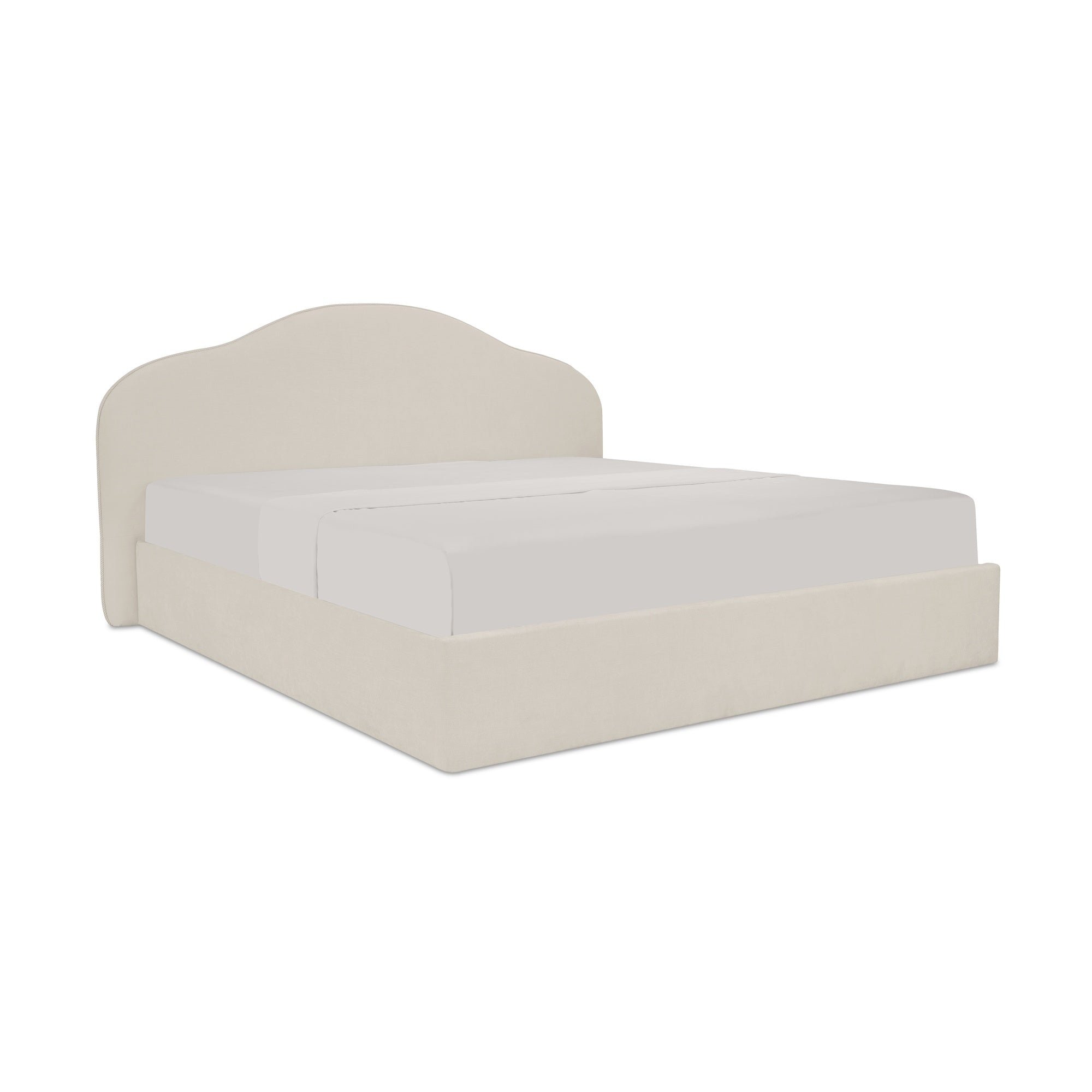 Maggie Queen Storage Bed Taupe