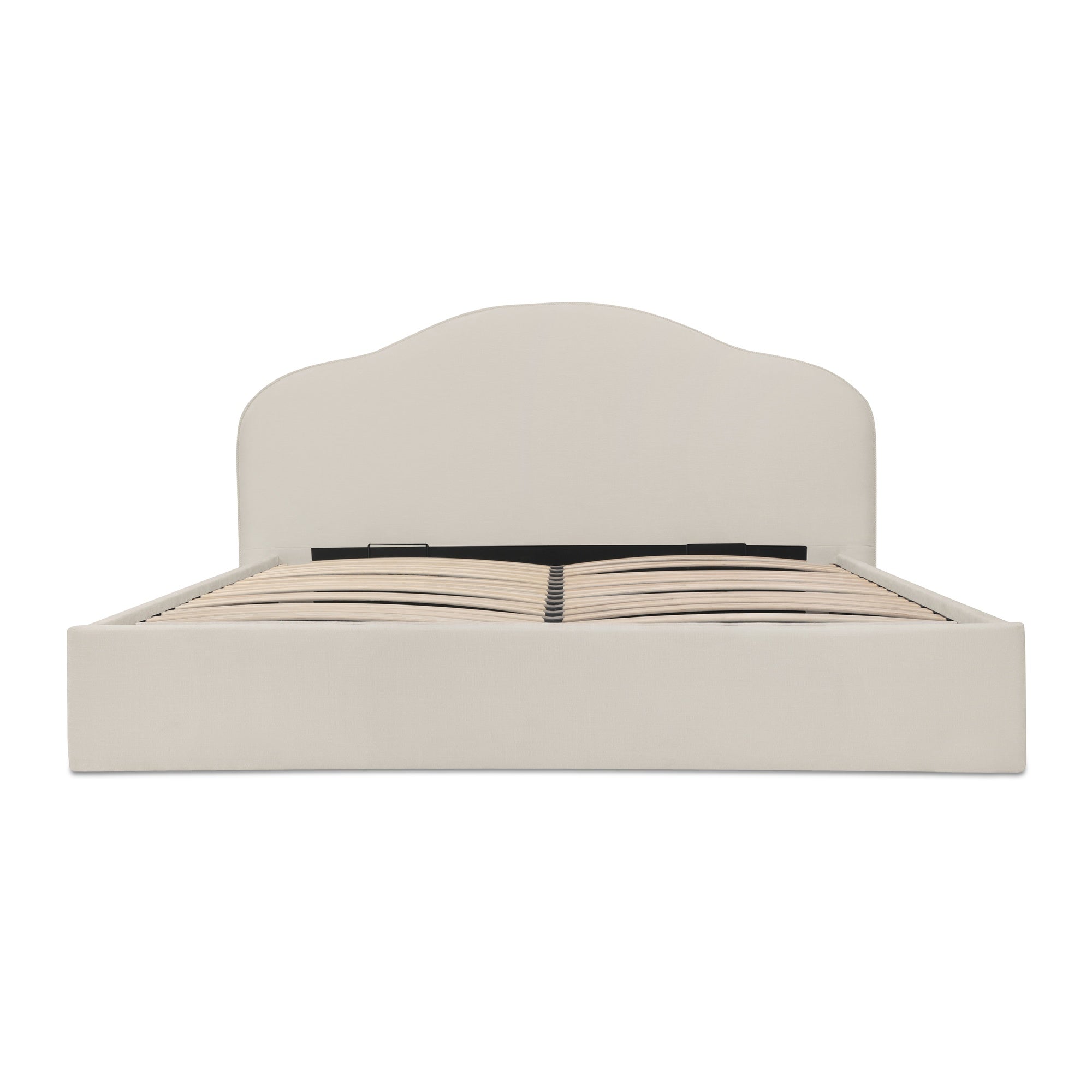 Maggie Queen Storage Bed Taupe