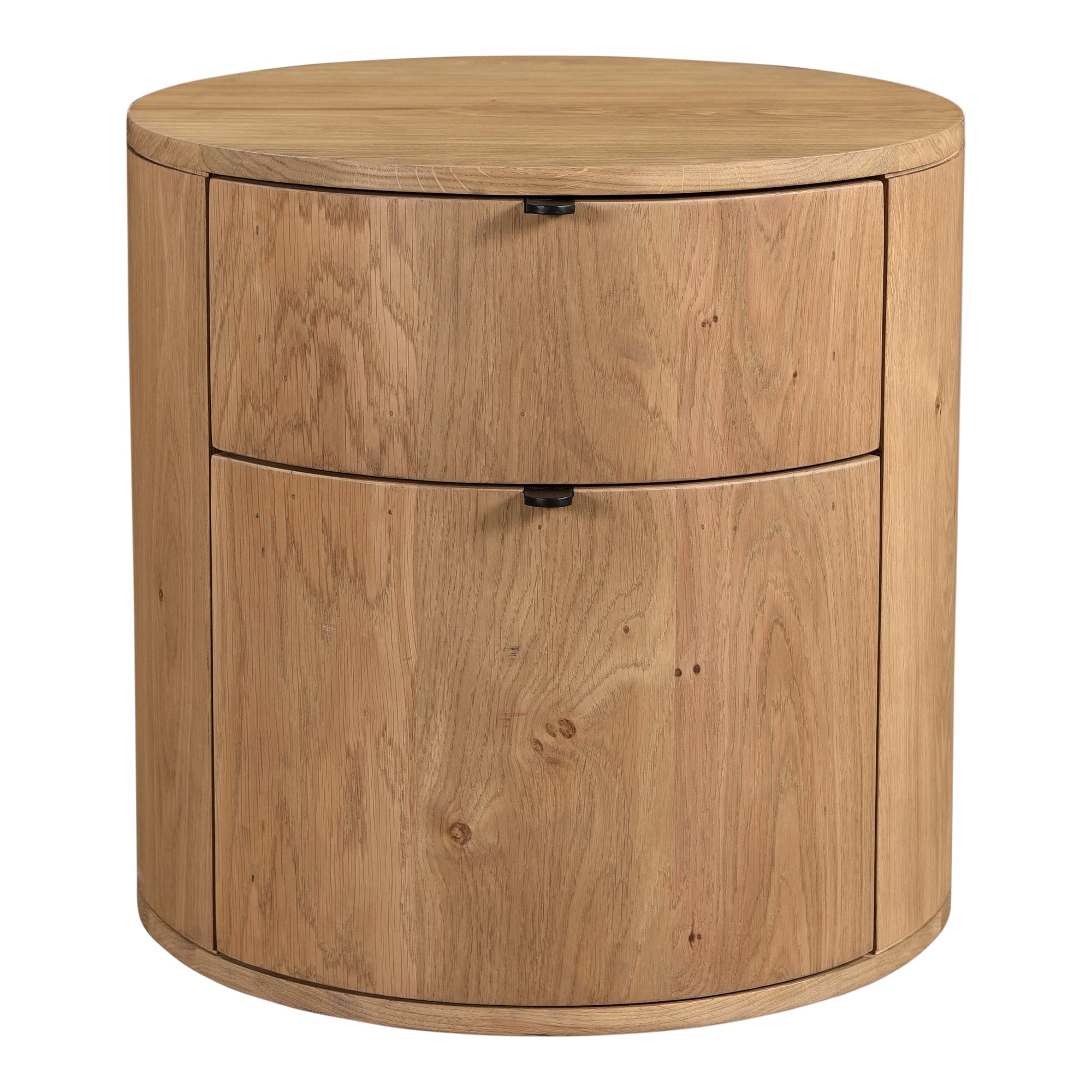 Theo Two Drawer Nightstand Brown