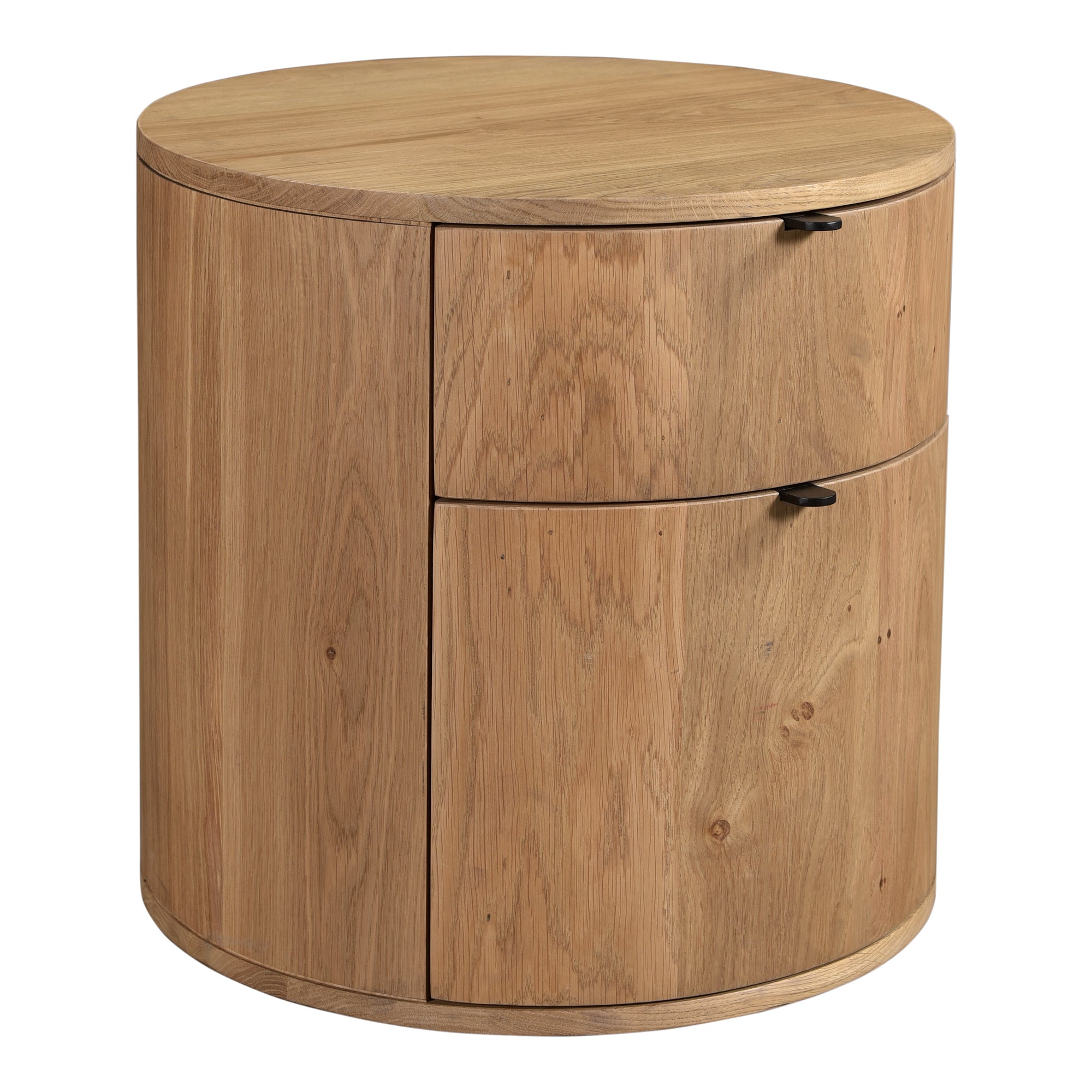 Theo Two Drawer Nightstand Brown