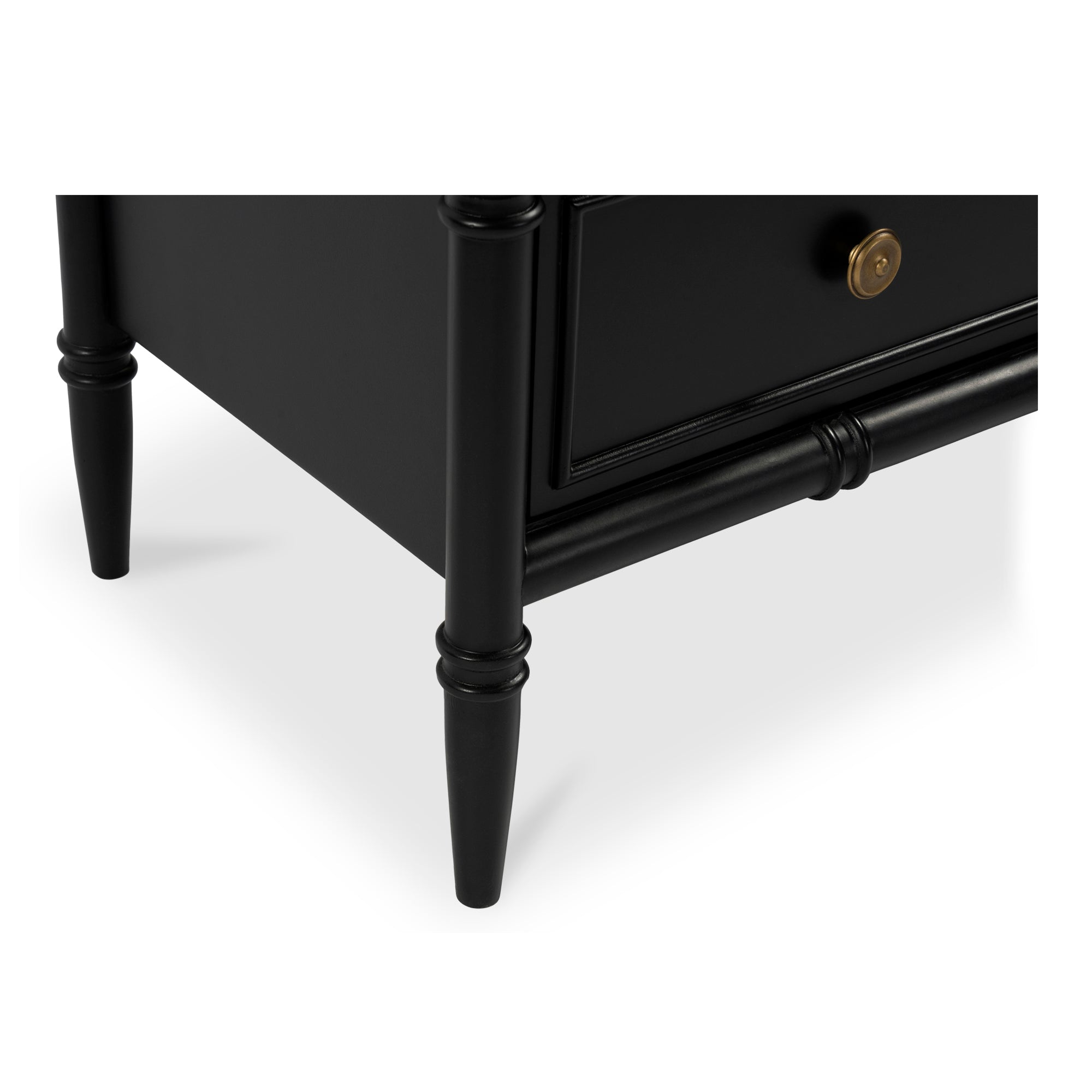 Eleanor 5 Drawer Chest Black - Moes Home