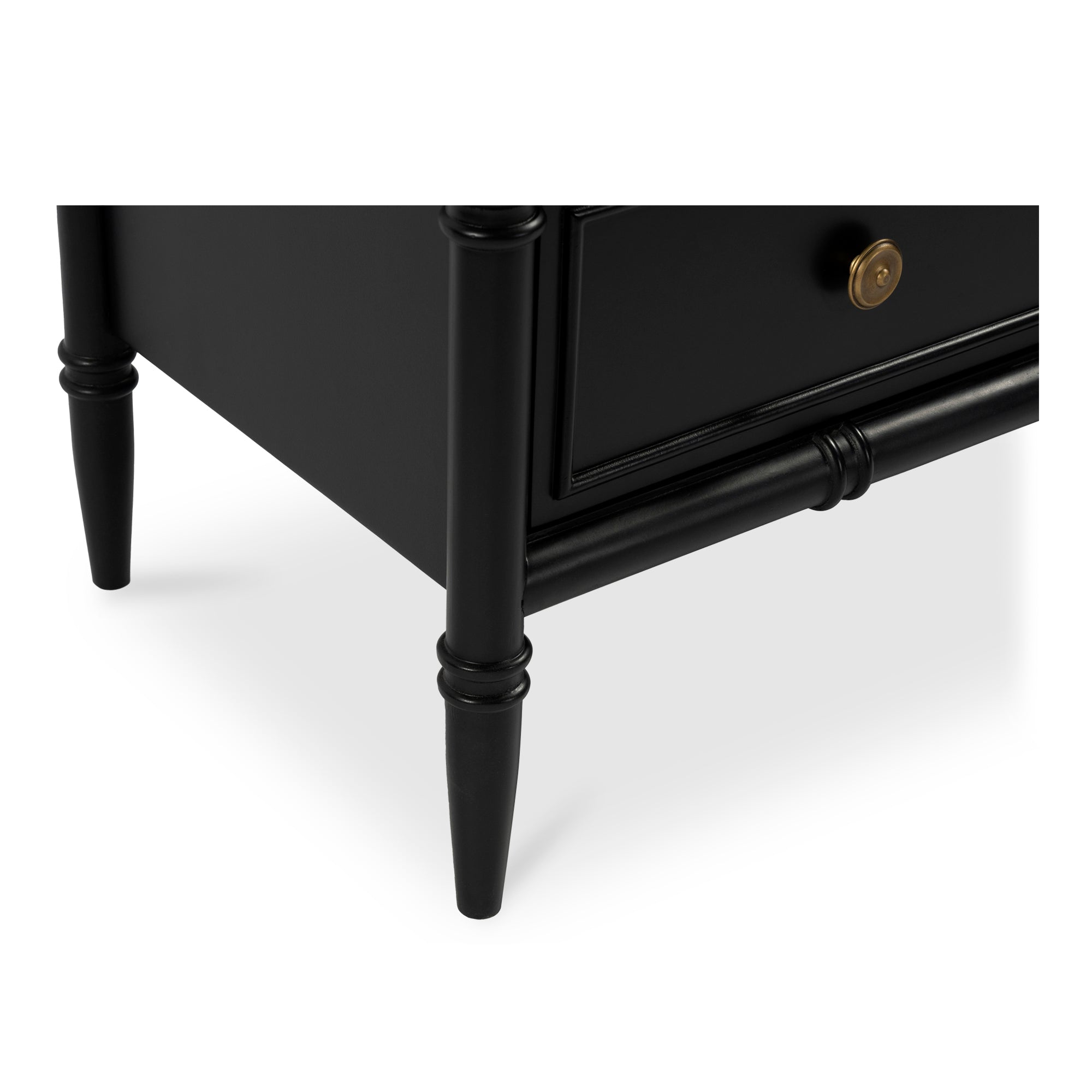 Eleanor 6 Drawer Dresser Black - Moes Home