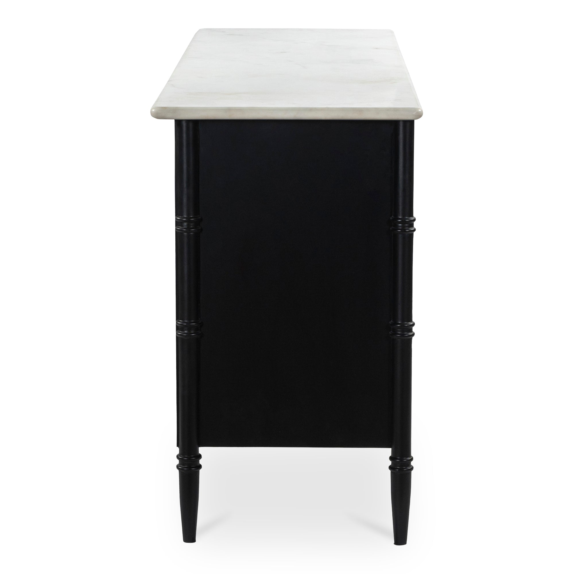 Eleanor 6 Drawer Dresser Black - Moes Home
