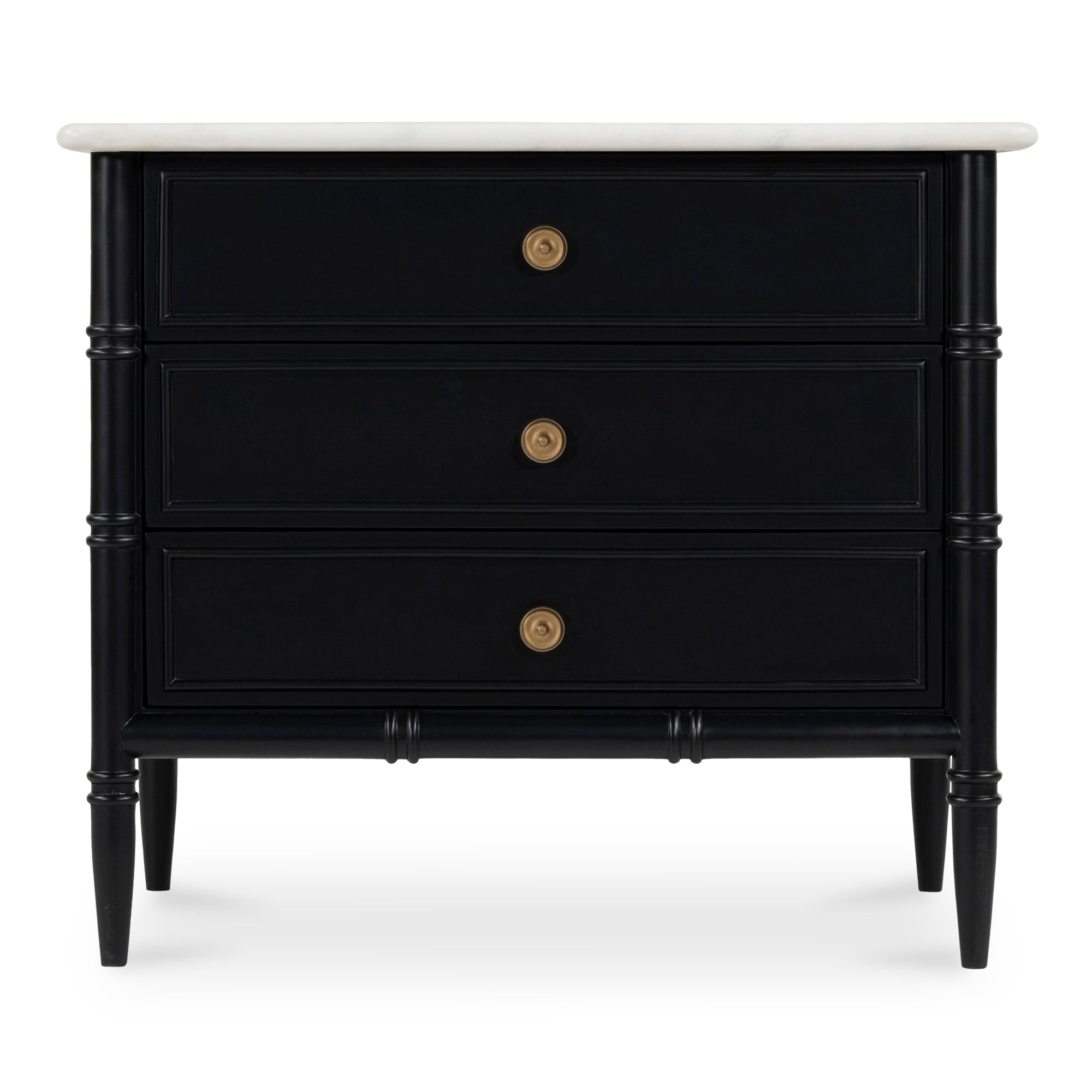 Eleanor Nightstand Black - Moes Home