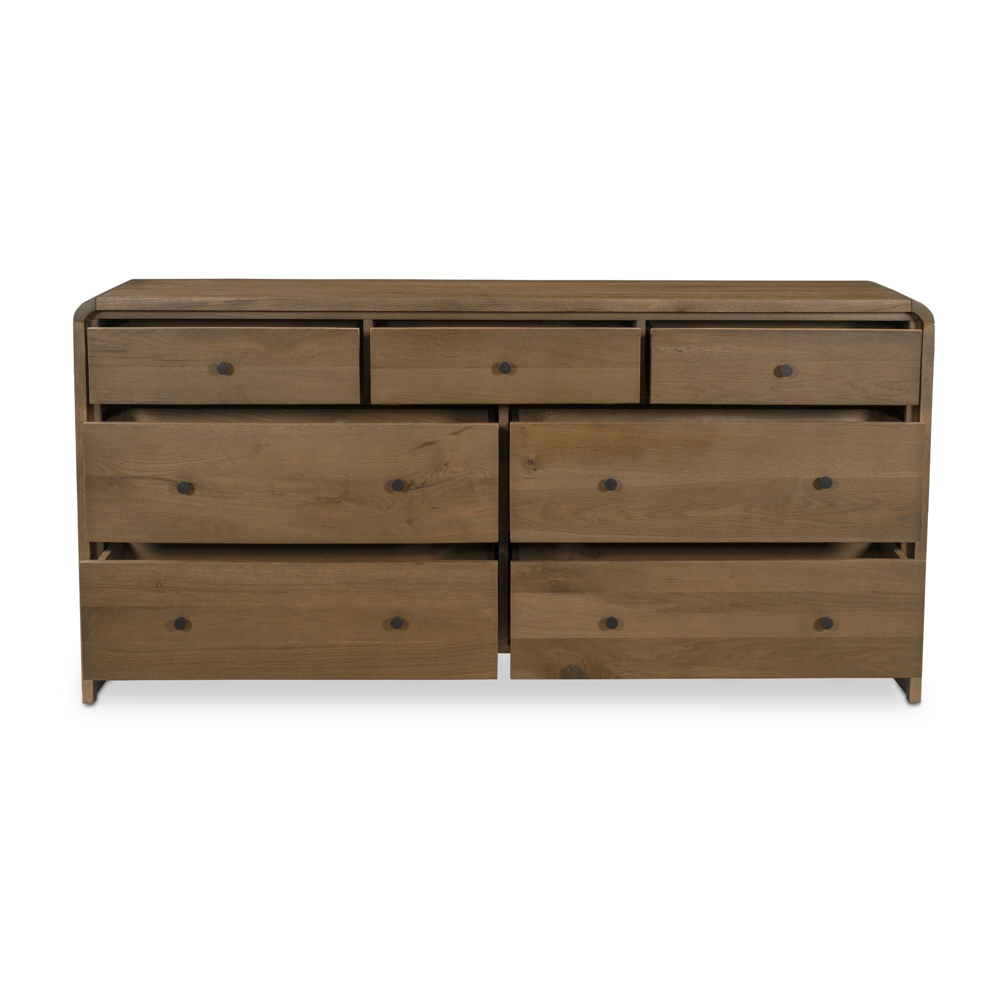 Riley 7 Drawer Dresser Oak - Moes Home