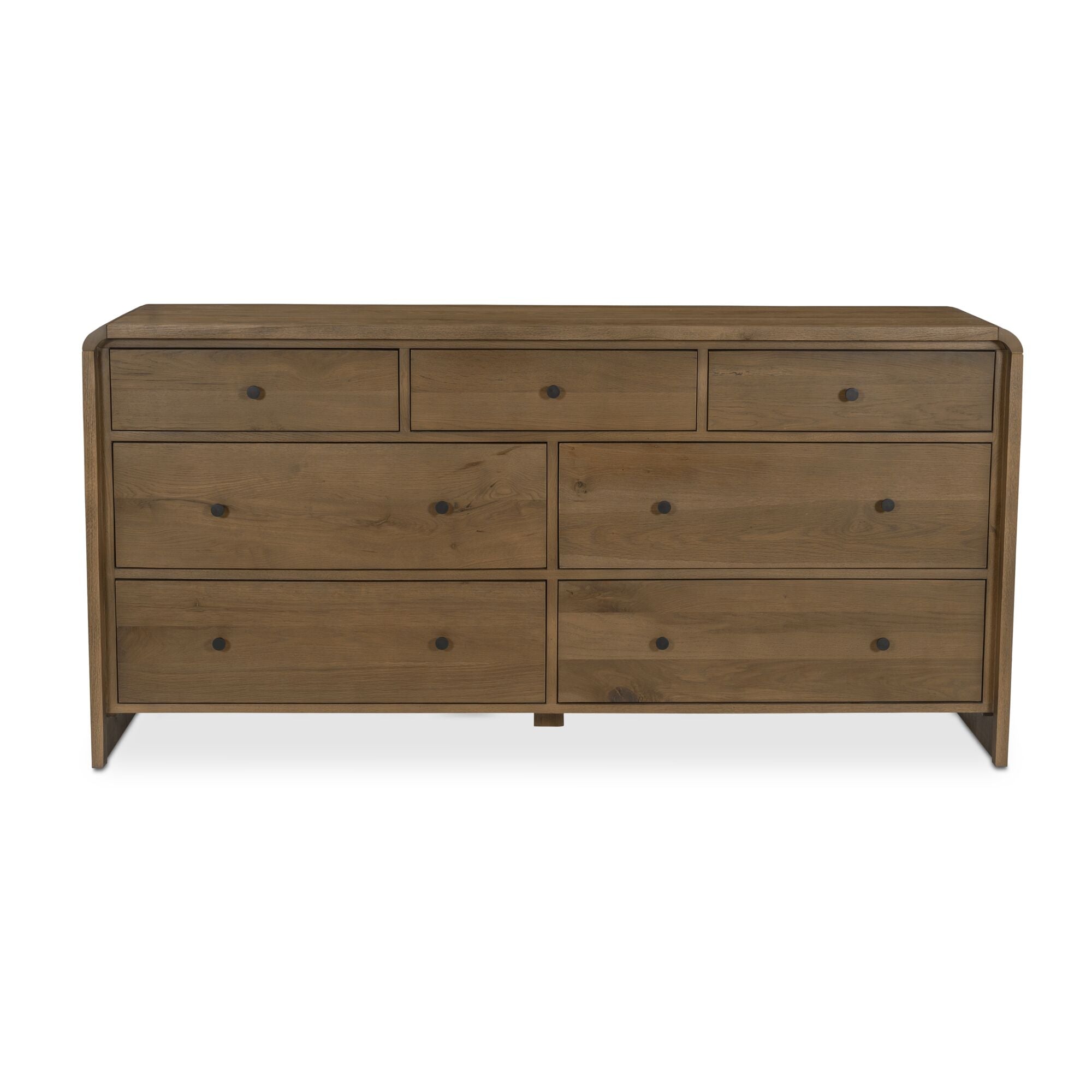 Riley 7 Drawer Dresser Oak - Moes Home