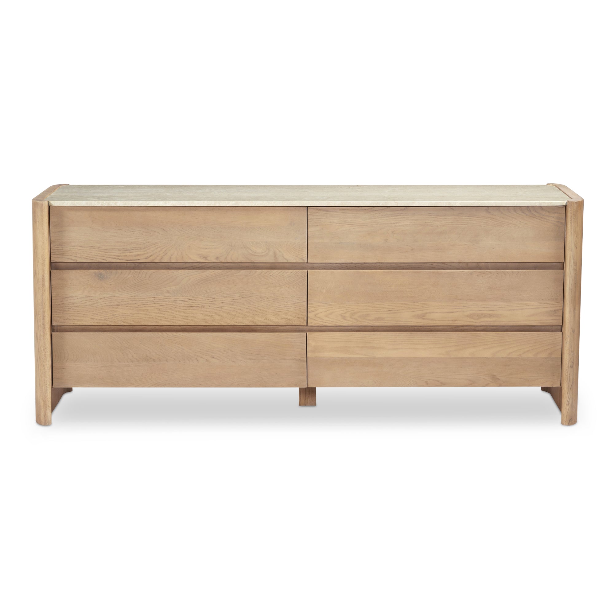 Lane 6 Drawer Dresser Natural - Moes Home