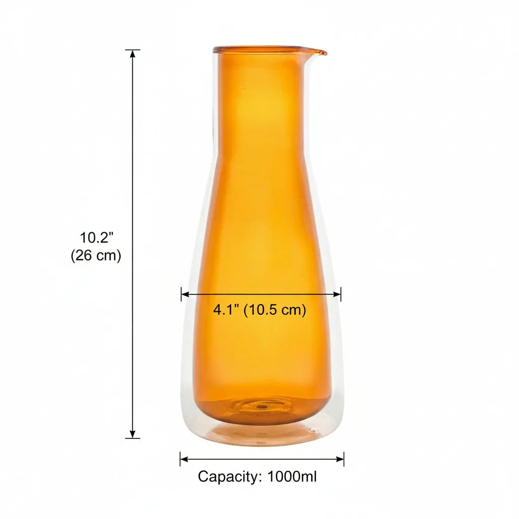 Rocks Orange Carafe