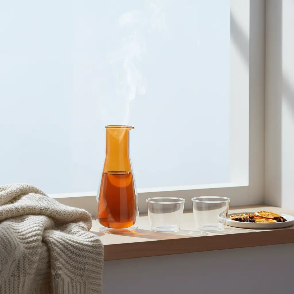 Rocks Orange Carafe